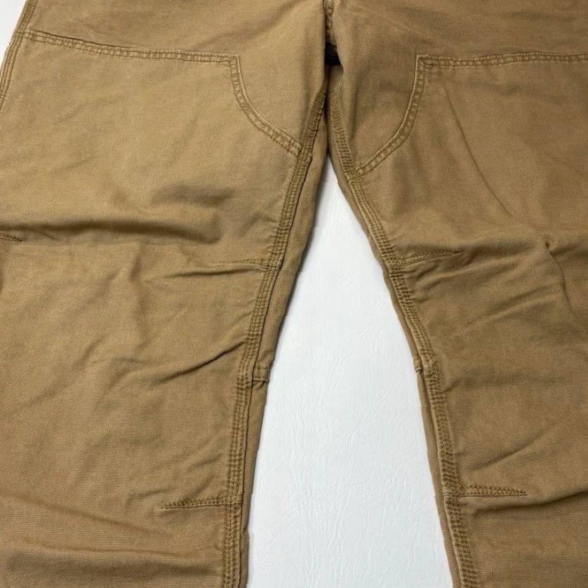 Carhartt VINTAGE Carhartt Carpenter Pants Double Knee Duck Canvas Mens 42x34 Brown Work 8526 Size US 42 / EU 58 - 3 Thumbnail