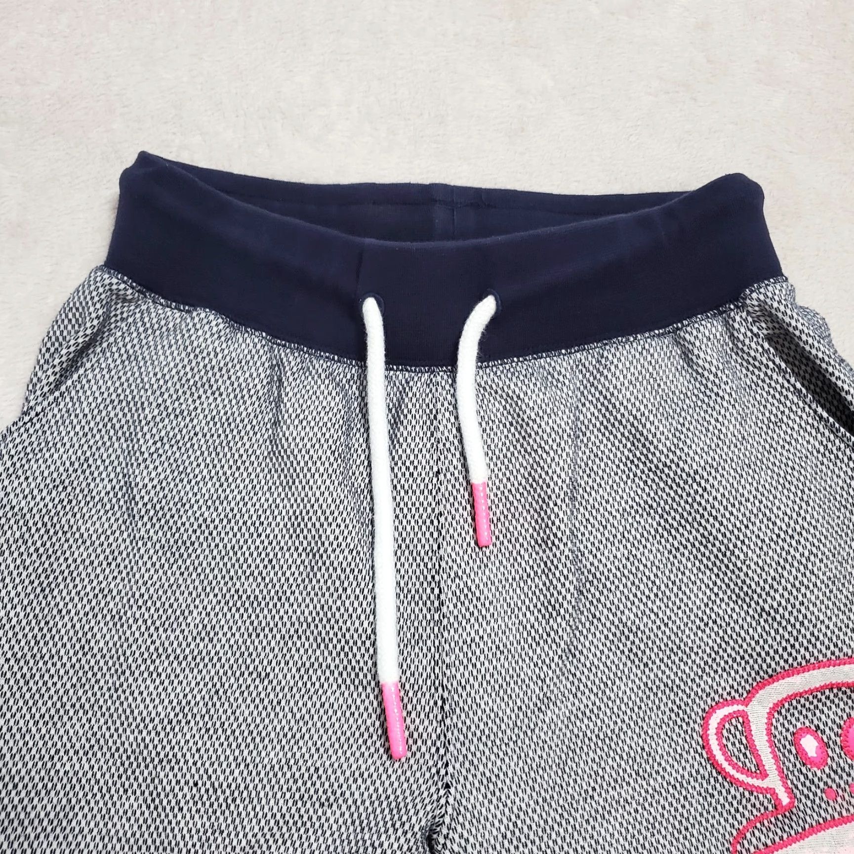 Paul Frank VINTAGE Paul Frank Julius Monkey Joggers Women M Blue White Textured Sweatpants Y2K Size 32" / US 10 / IT 46 - 4 Thumbnail