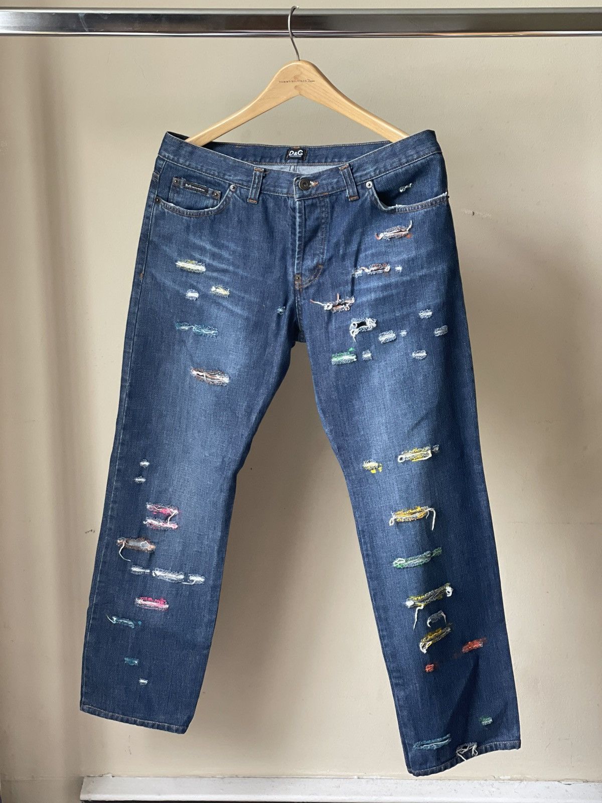 Dolce & Gabbana Dolce & Gabbana Baggy Distressed Jean Size 30" / US 8 / IT 44 - 2 Thumbnail