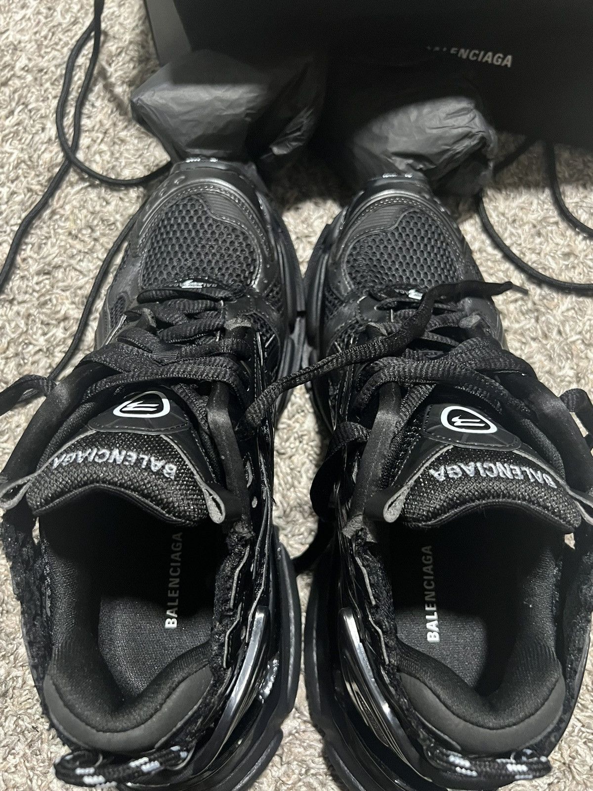 Balenciaga Balenciaga Runner Black Sneaker | Grailed