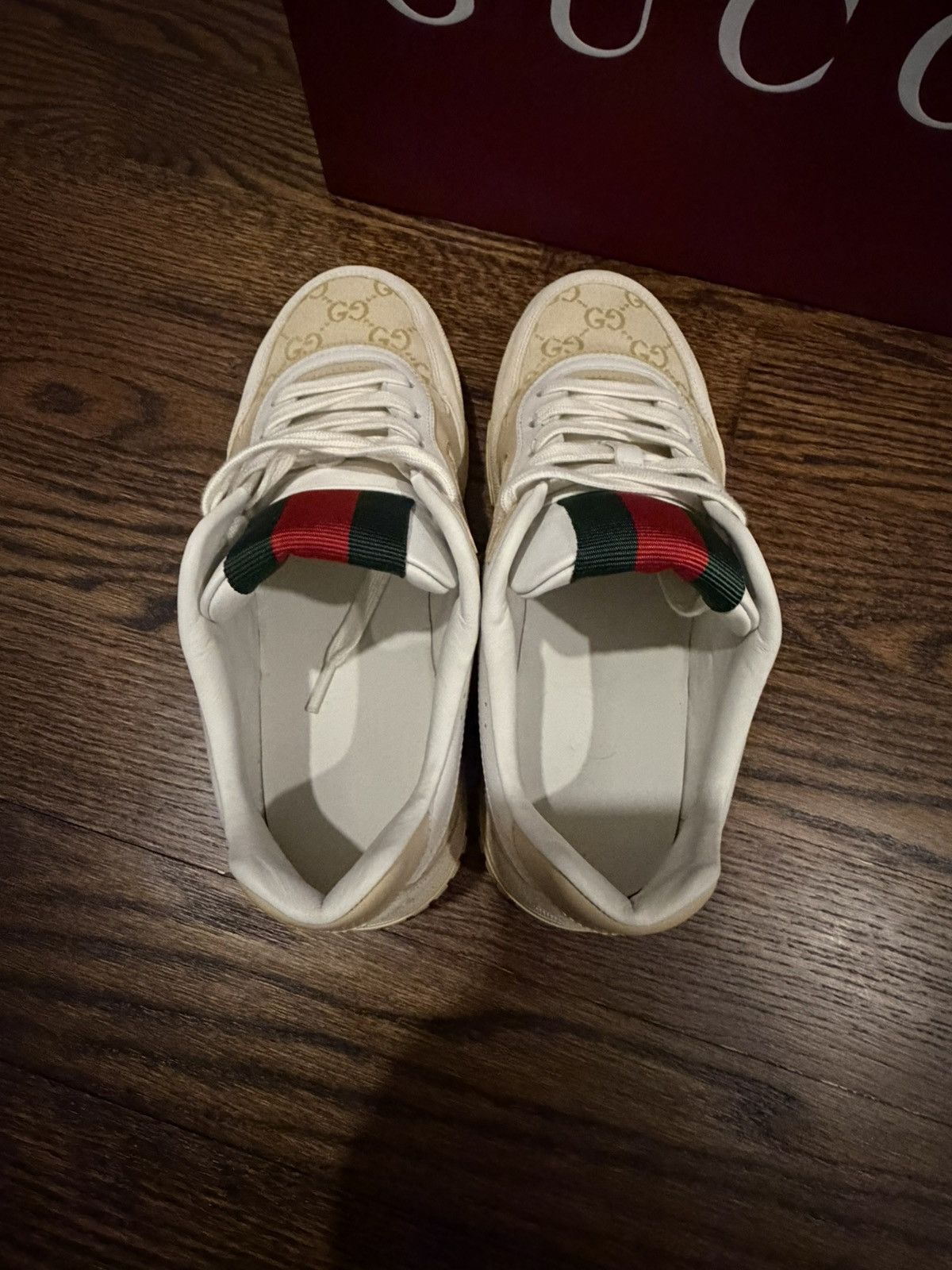 Gucci Gucci Canvas Re-Web sneakers Size US 7.5 / EU 40-41 - 3 Thumbnail