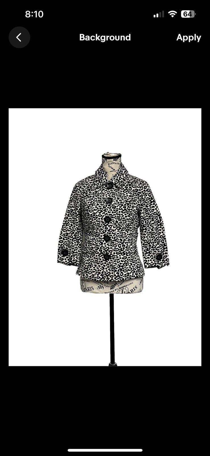 Vintage Vintage Forever 21 Jacquard Leopard Single Breast Blazery M Size M / US 6-8 / IT 42-44 - 1 Thumbnail