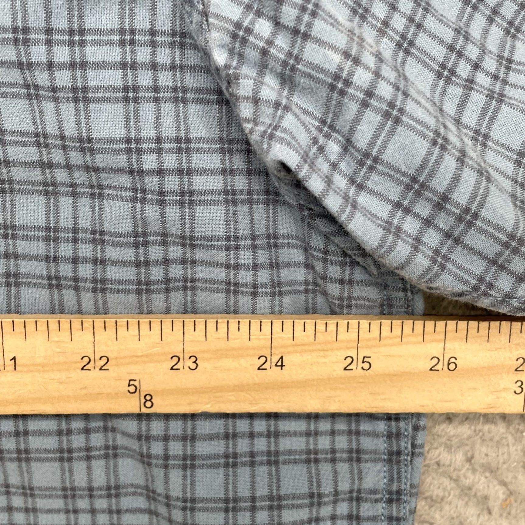 Eddie Bauer Eddie Bauer Button-Up Shirt Men XL Blue Chambray Plaid Outdoor Gorpcore 90s Cabin Workwear Size US XL / EU 56 / 4 - 5 Thumbnail
