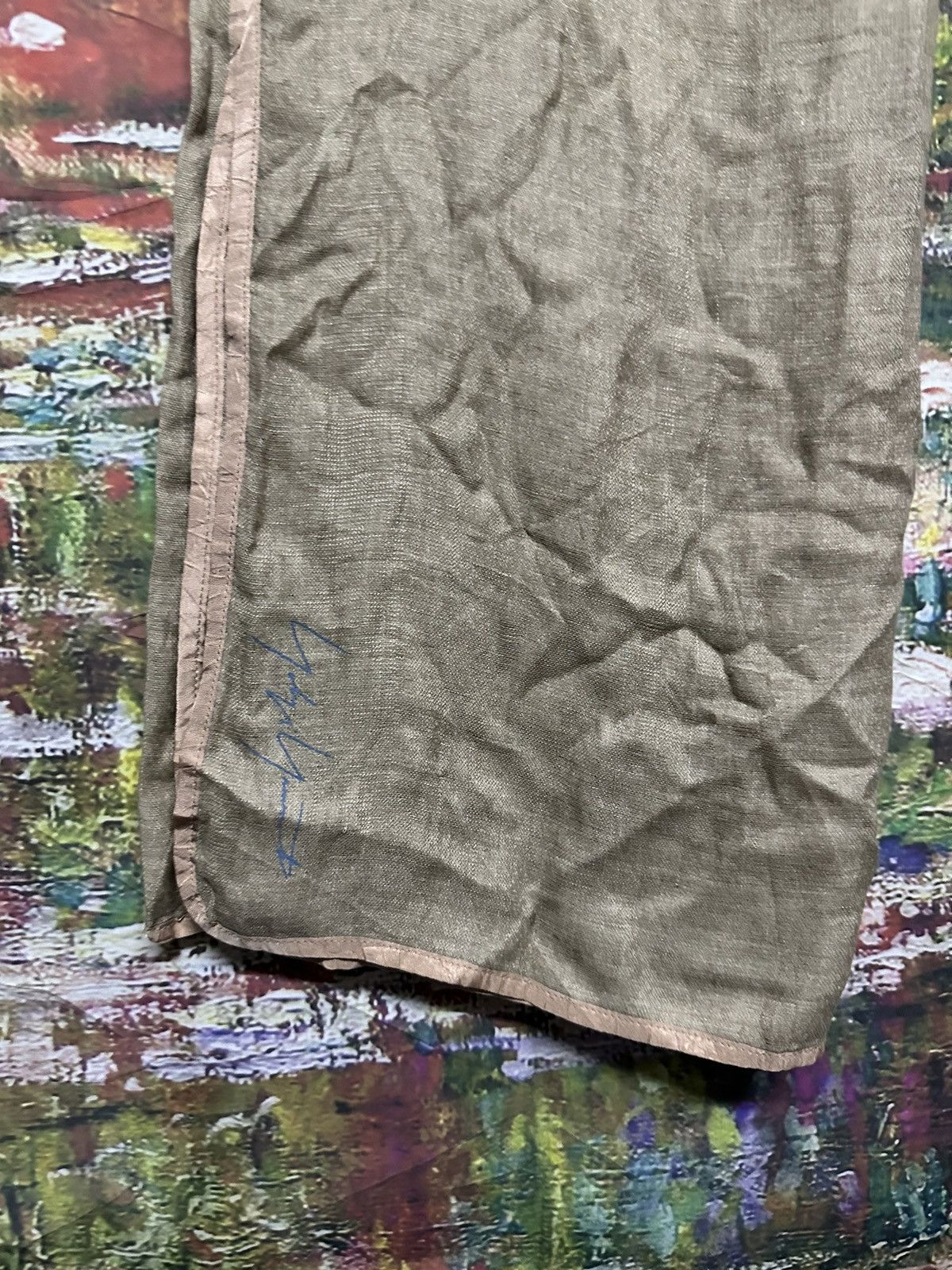 Yohji Yamamoto Yohji Yamamoto japanase designer Scarf 41-72 Size 46 - 8 Thumbnail