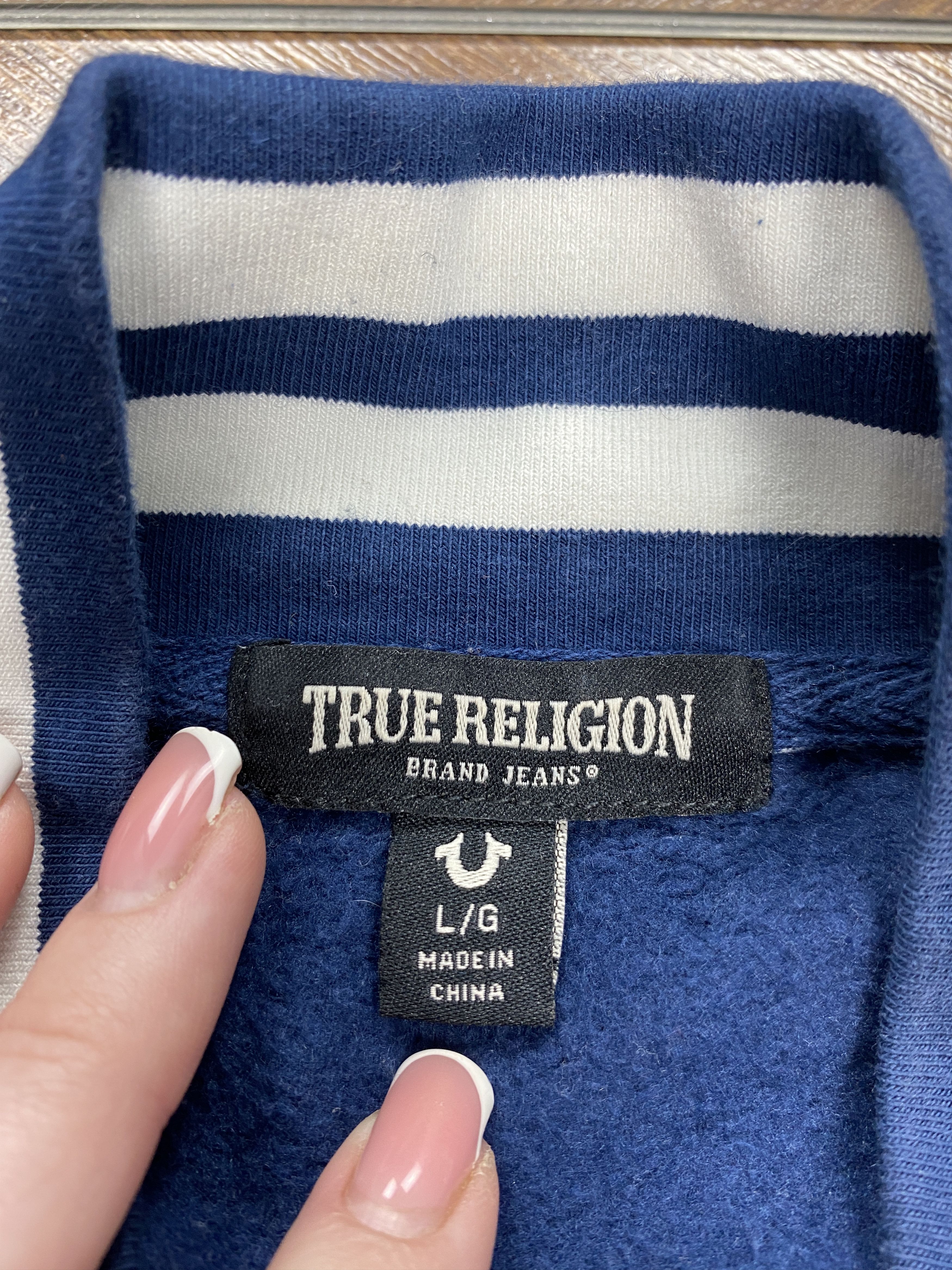 True Religion True Religion Vintage Mens Cotton Bomber Jacket Size US L / EU 52-54 / 3 - 7 Thumbnail