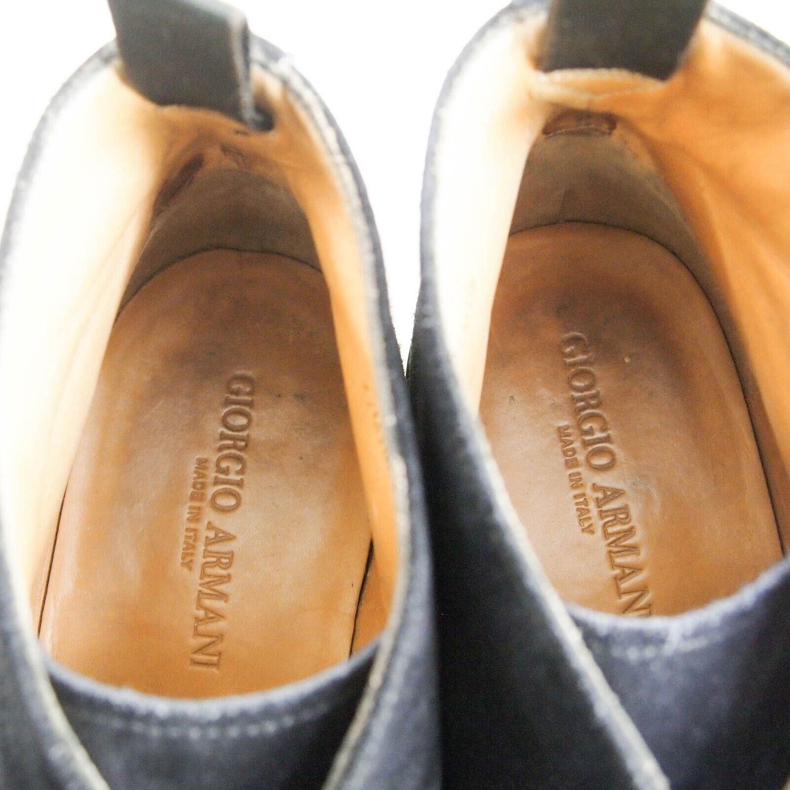 Giorgio Armani Giorgio Armani Chukka Boots Blue Suede Size US 10.5 EU 43.5 Size US 10.5 / EU 43-44 - 7 Thumbnail