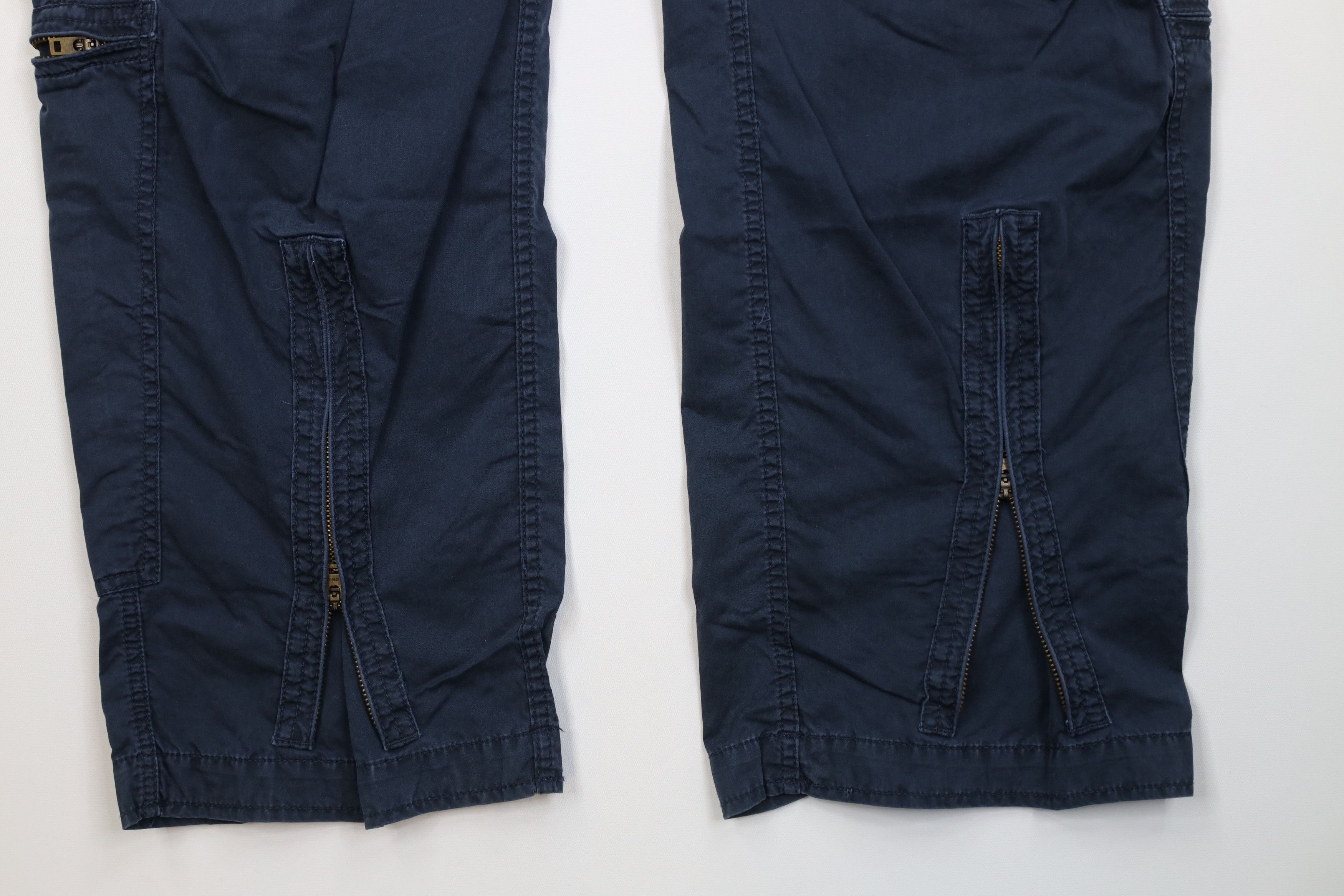 Express Vintage Y2K Express X2 Wide Leg Paratrooper Cargo Pants Size US 36 / EU 52 - 4 Thumbnail