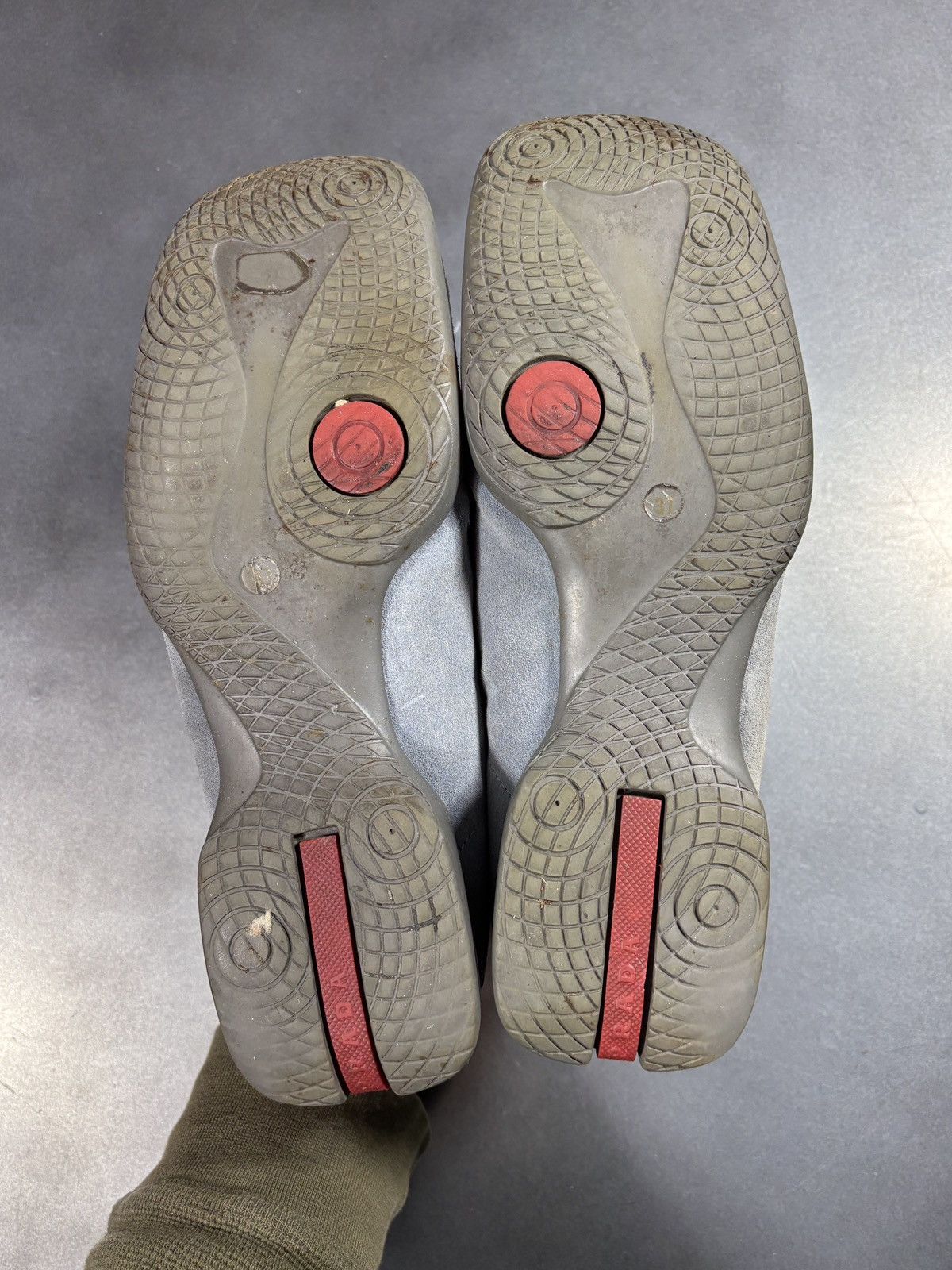 Prada S/S 2000 Prada Sport Shoes Vintage Suede SlipOn Square Toe Size US 7 / IT 37 - 9 Thumbnail