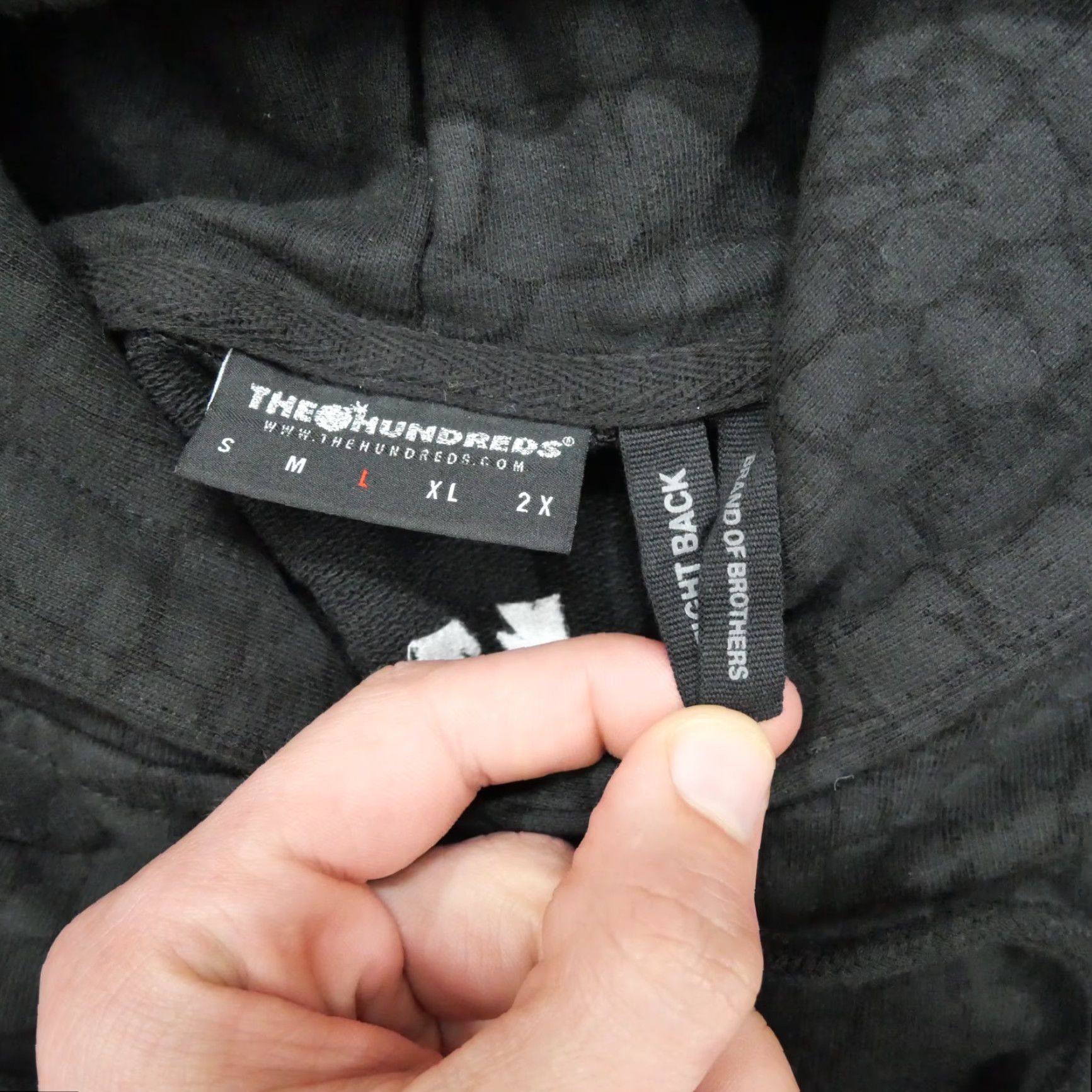 The Hundreds The Hundreds Hoodie Mens Large Black Snake Alligator Skin Logo Hooded Pullover Y2K Size US L / EU 52-54 / 3 - 6 Thumbnail