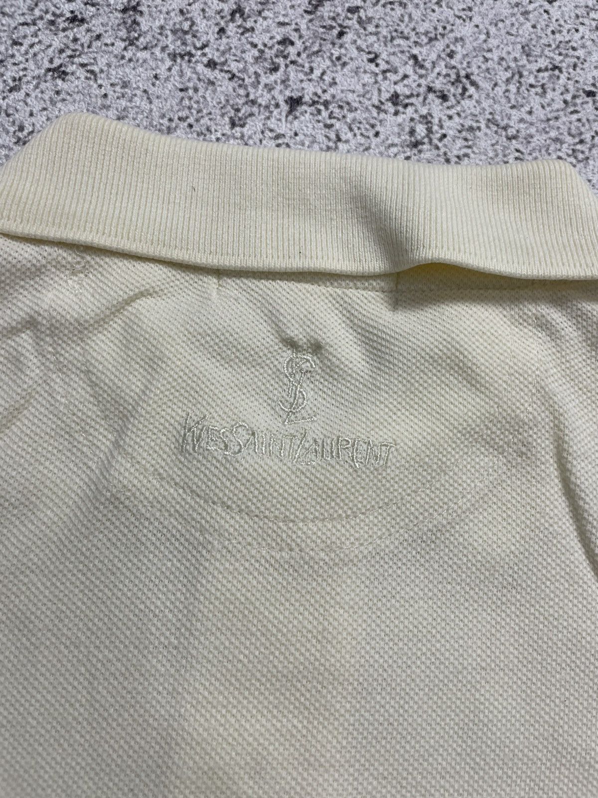 Yves Saint Laurent Men’s YvesSaintLauren polo shirt dirty Size US M / EU 48-50 / 2 - 7 Thumbnail