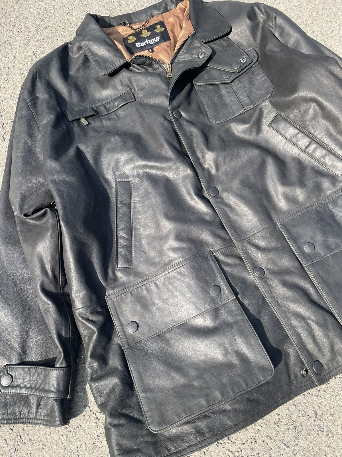 Barbour Barbour Bushman Leather Jacket Men's, Size Xl Size US XL / EU 56 / 4 - 3 Thumbnail