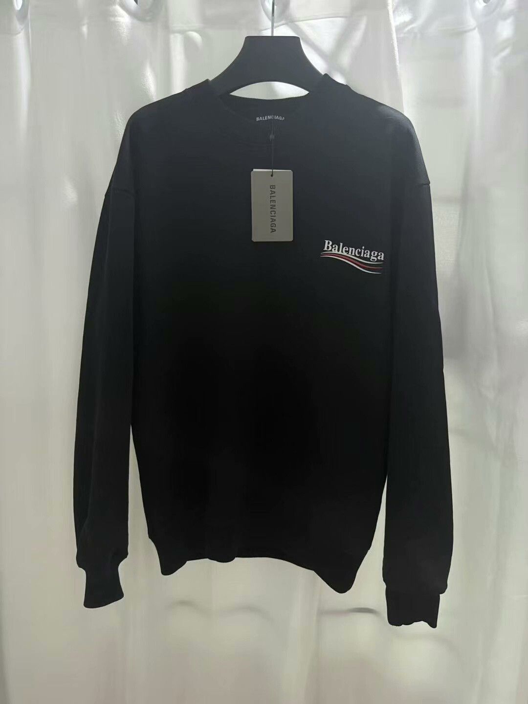 Balenciaga balenciaga black logo sweatshirt size xs Size US XS / EU 42 / 0 - 1 Thumbnail