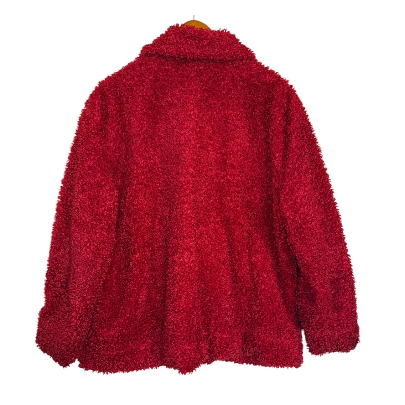 Steve Madden Steve Madden Coat Women X Large Red Shearling Teddy Size XL / US 12-14 / IT 48-50 - 4 Thumbnail