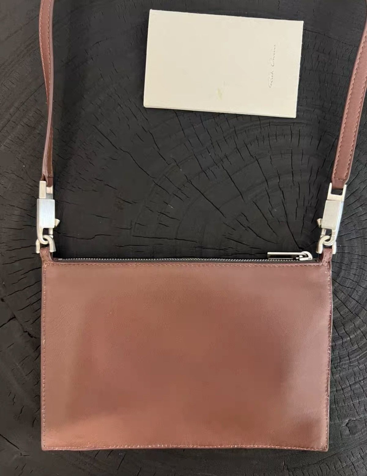 Rick Owens Rick Owens Mainline "Blood" Leather Crossbody Bag Size ONE SIZE - 2 Thumbnail