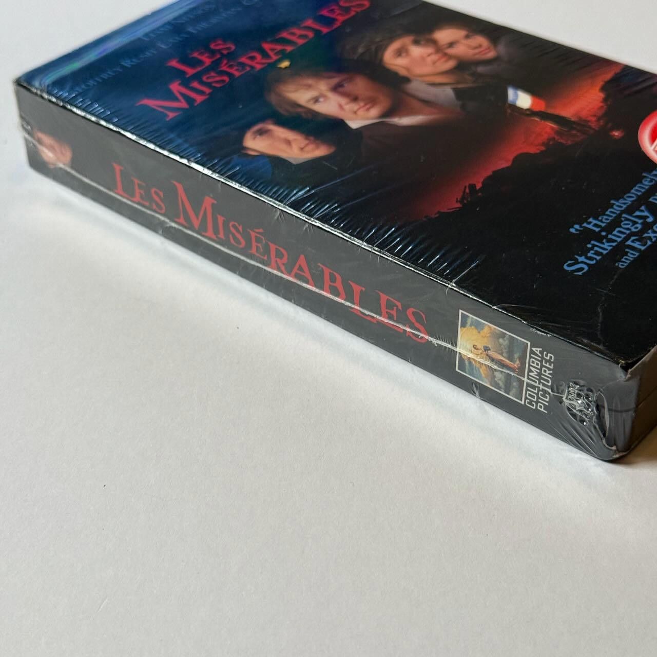 Designer Les Misérables VHS Liam Neeson Uma Thurman BLOCKBUSTER Hype Size ONE SIZE - 4 Thumbnail