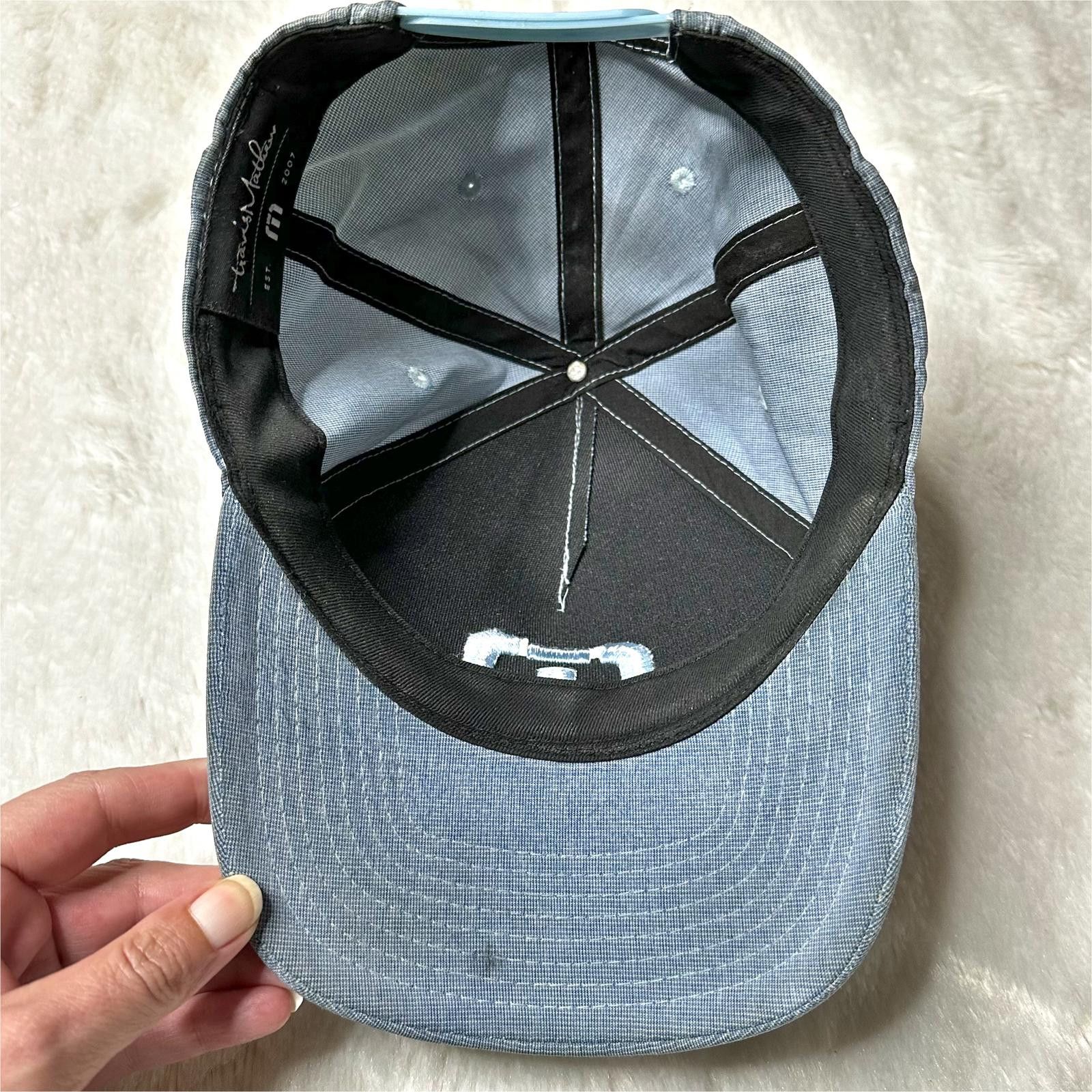 TravisMathew Travis Mathew Men's Blue Golf Hat Adjustable Snapback Cap Size ONE SIZE - 7 Thumbnail