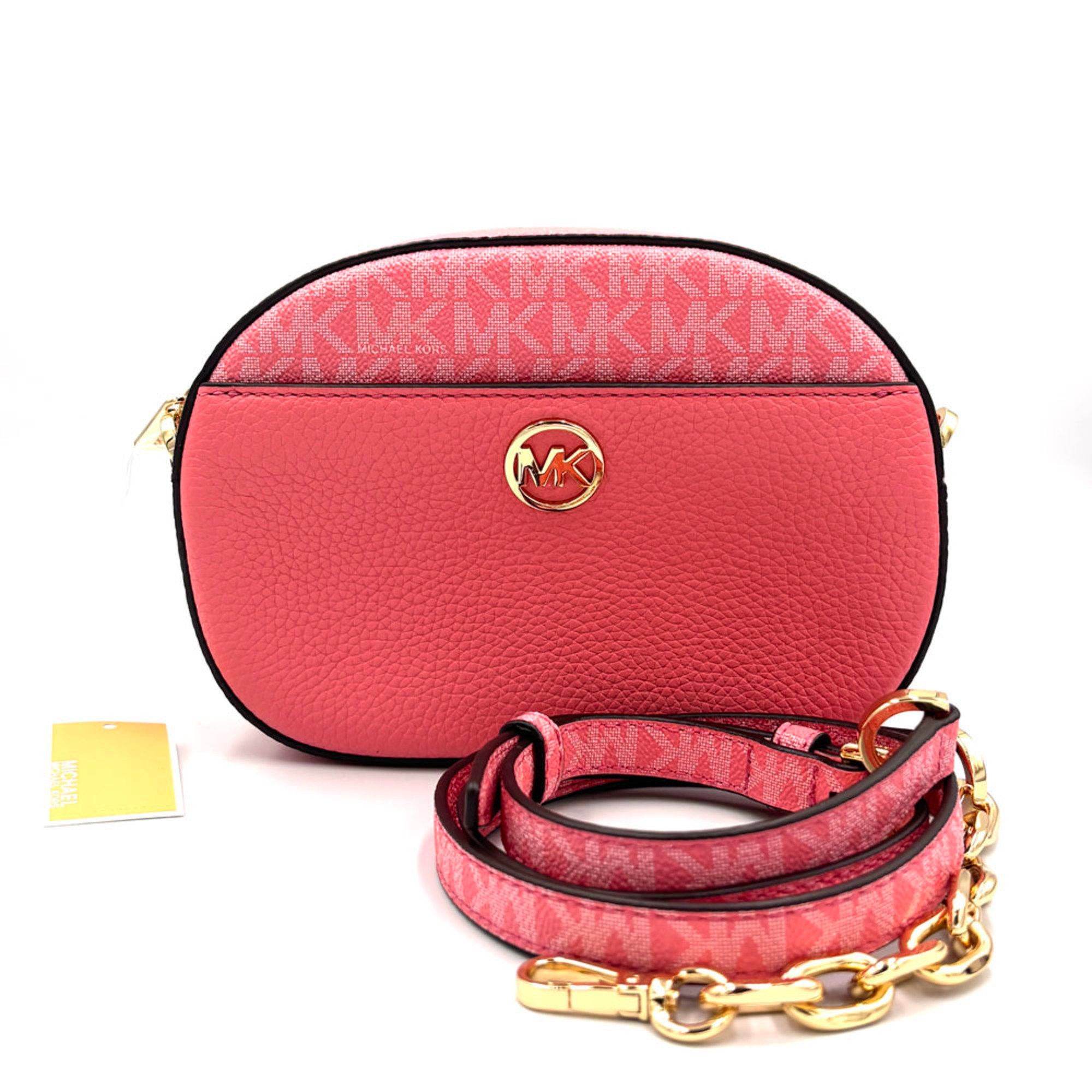MICHAEL KORS Jet Set Glam Shoulder Bag 35S3G8GC0Y Tea Rose MK