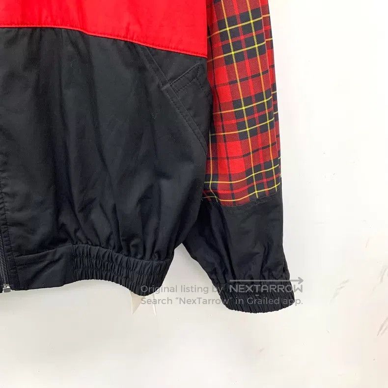 Balenciaga Balenciaga Black Plaid Patchwork Cotton Stand Collar Zippe Size US S / EU 44-46 / 1 - 4 Thumbnail