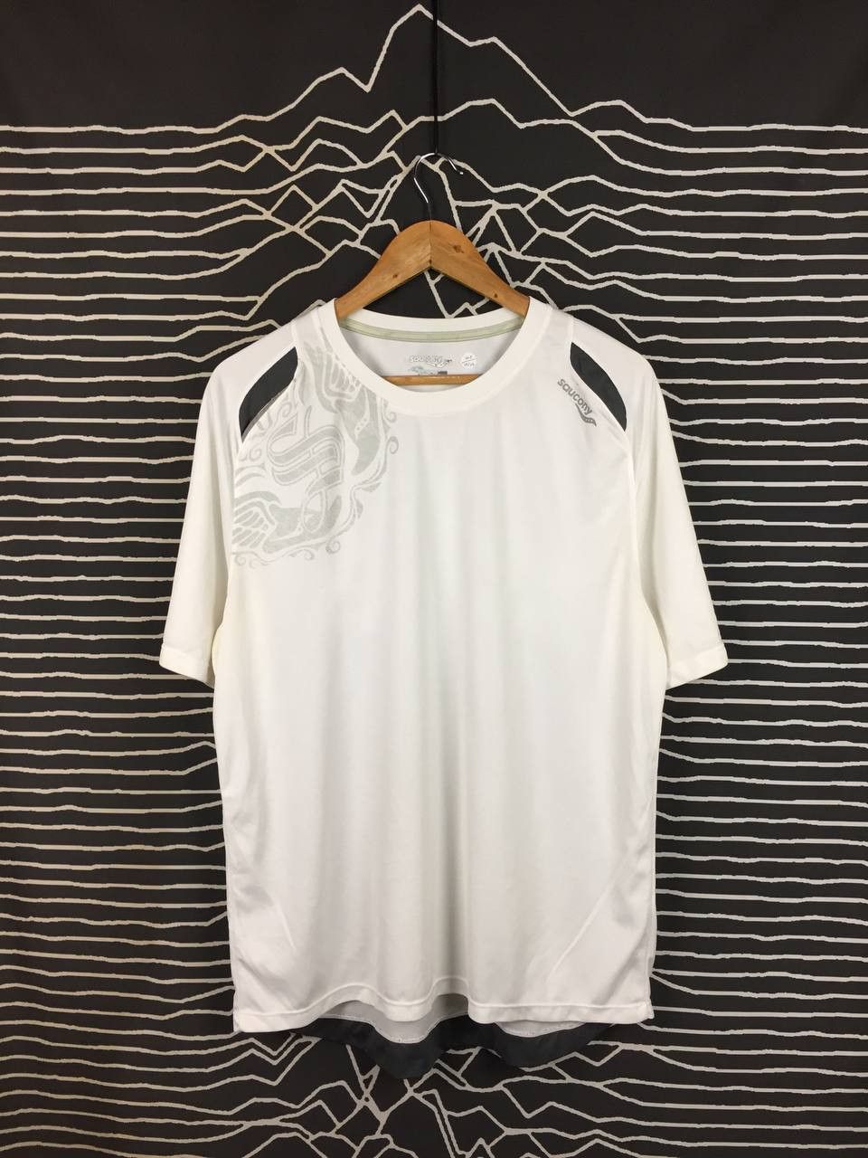 Saucony Saucony Performance Running Short Sleeve Athletic Tee Size US XL / EU 56 / 4 - 2 Thumbnail