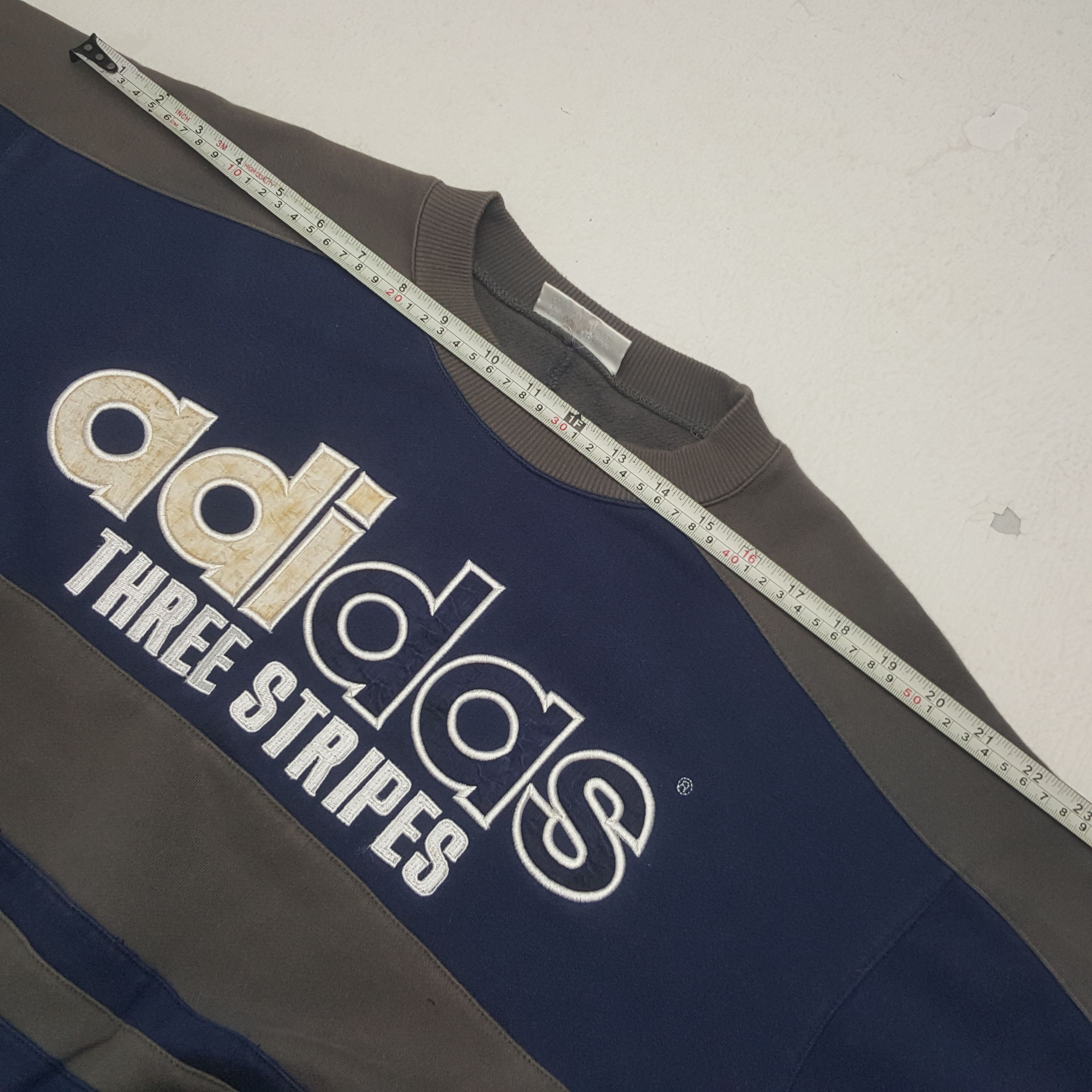Adidas × Vintage Vintage Adidas Three Stripes Sweatshirt Size US M / EU 48-50 / 2 - 7 Thumbnail