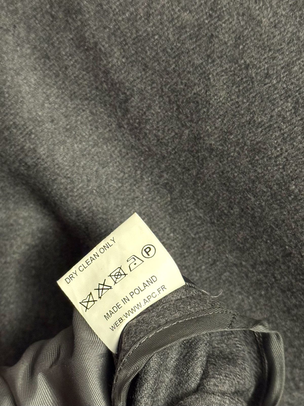A.P.C. APC grey wool blazer jacket XS men Size 36R - 4 Thumbnail