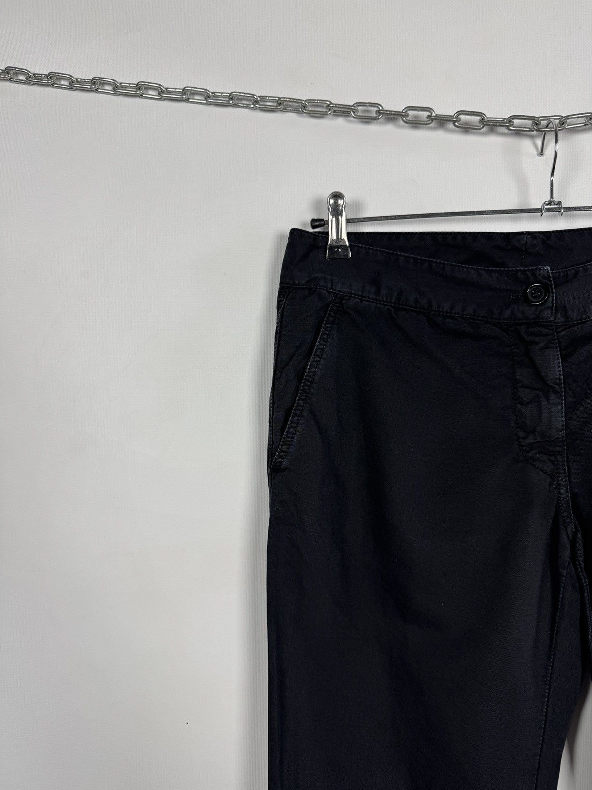 Prada Prada Black Pants Straight Leg Trousers Italy Made Size 46 Size 32" / US 10 / IT 46 - 3 Thumbnail