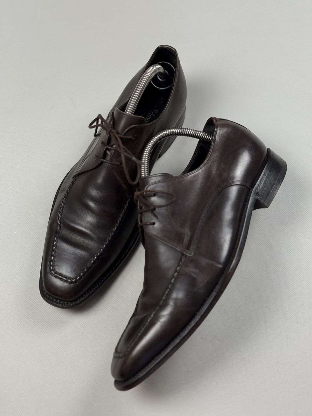 Allen Edmonds Seven Cerritos Leather Dress Square Toe Lace Up Shoes Size US 8.5 / EU 41-42 - 13 Thumbnail