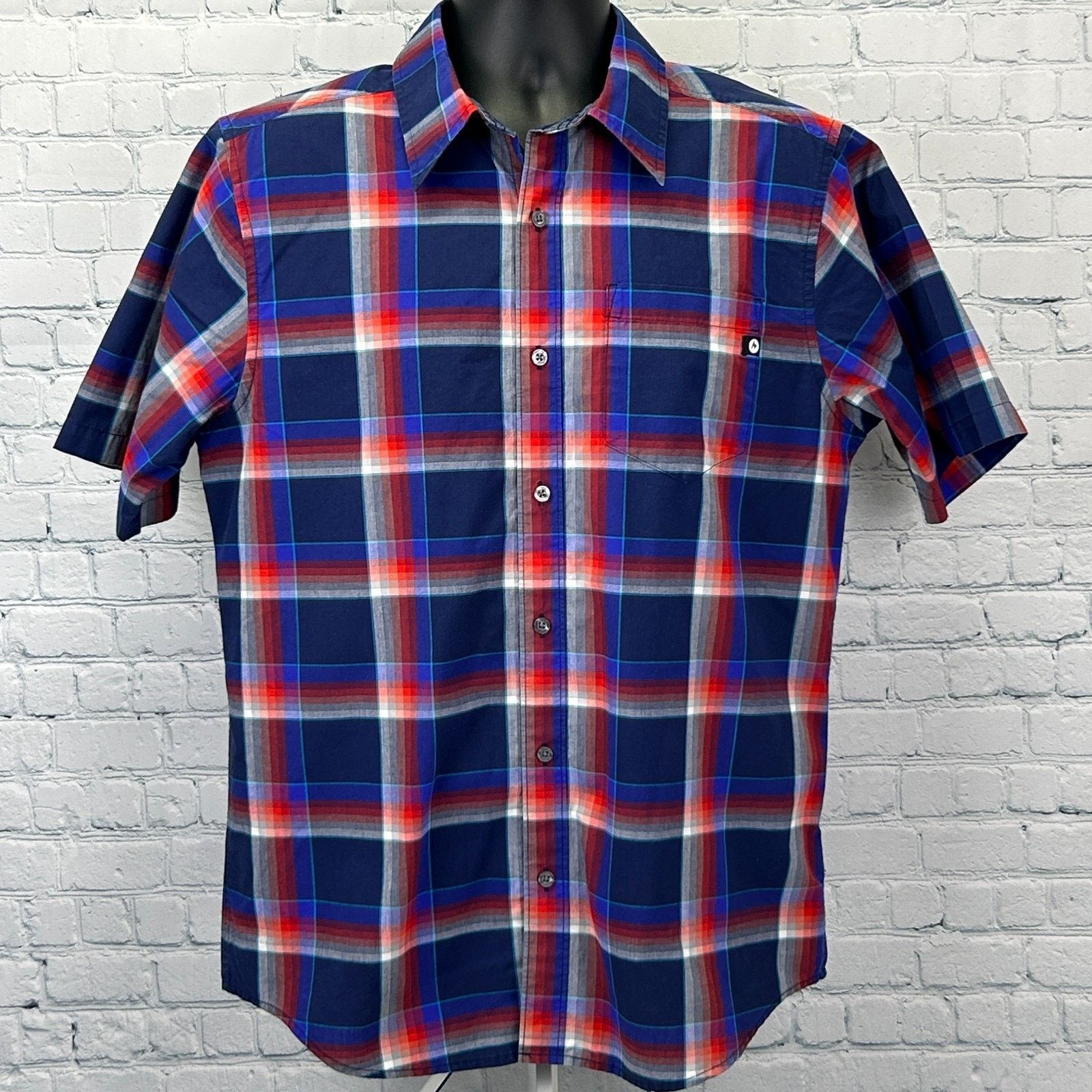 Marmot Marmot Button Front Shirt Blue Plaid Shilla Peru Inspired M Size US M / EU 48-50 / 2 - 2 Thumbnail