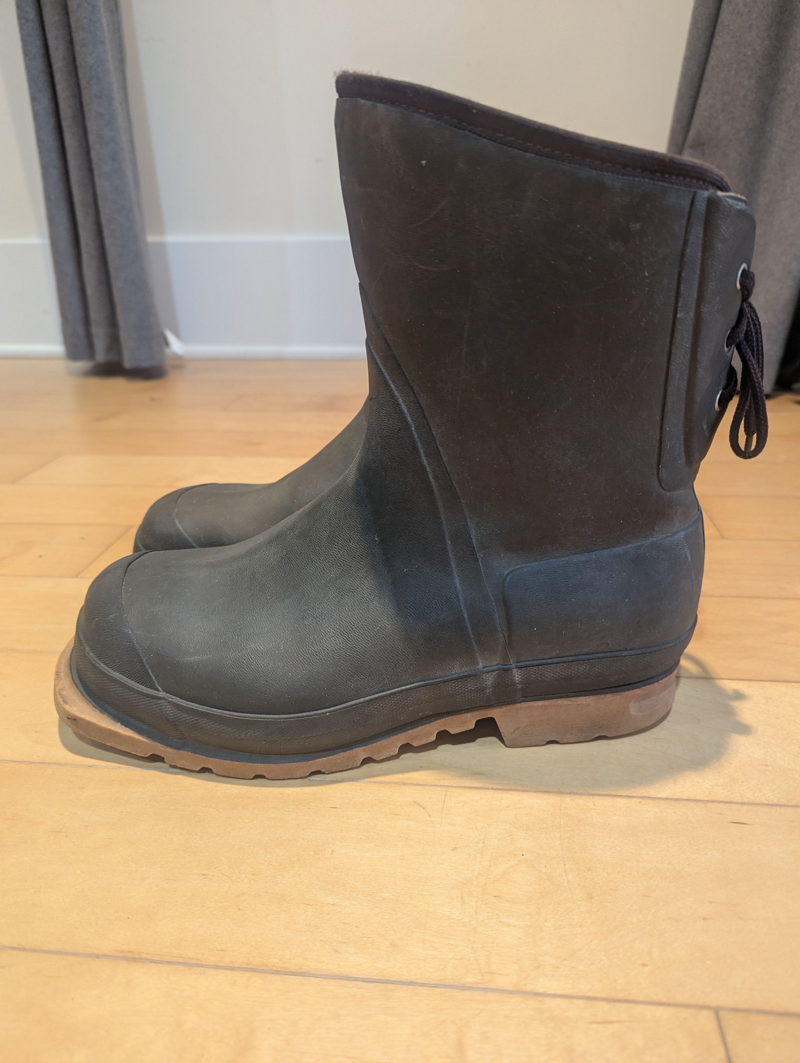 Tretorn Tretorn wool lined rain boots heavy duty rear laces Size US 10.5 / EU 43-44 - 1 Thumbnail