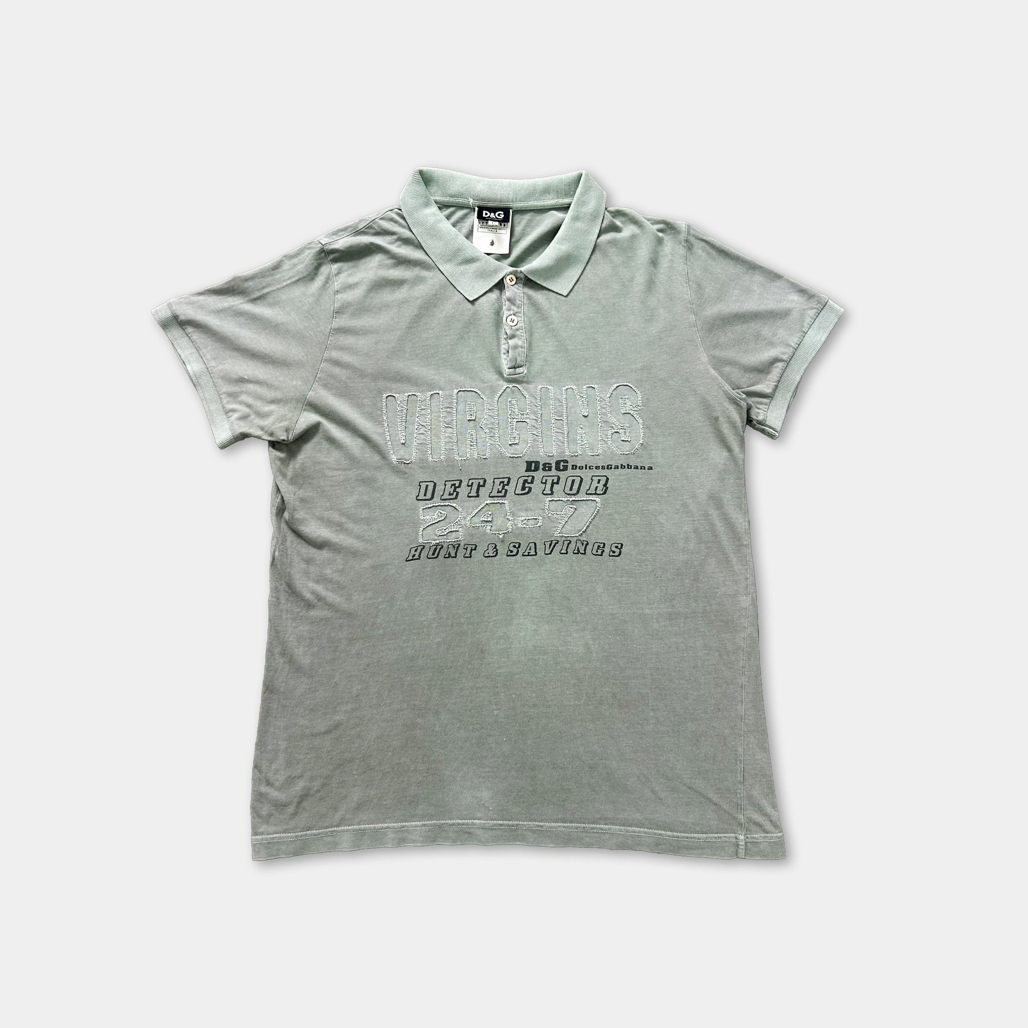 Dolce & Gabbana Dolce & Gabbana Virgin Detector Polo Shirt Size US M / EU 48-50 / 2 - 1 Thumbnail