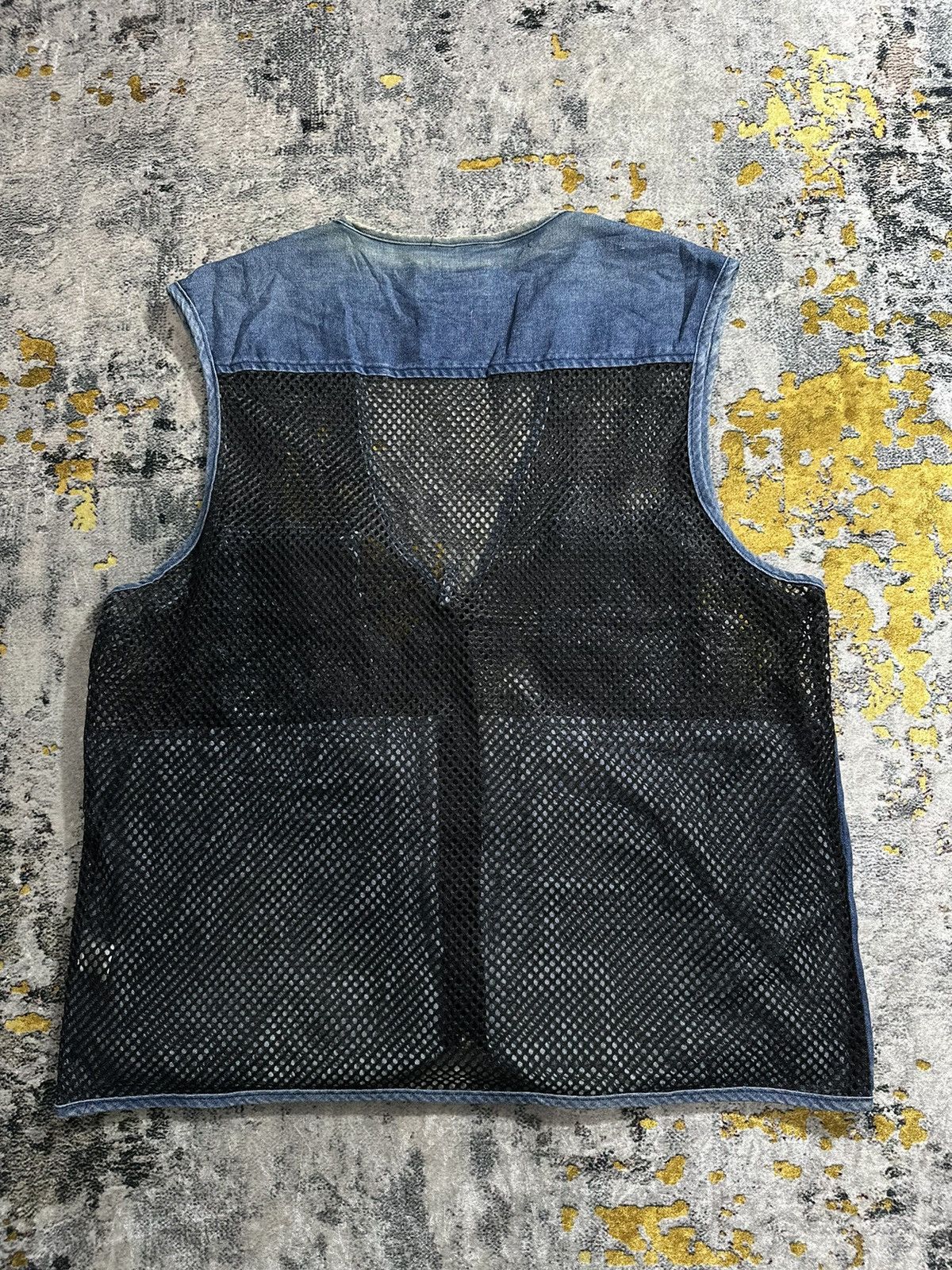 Japanese Brand CRAZY FADED FISHNET VEST TACTICAL GLORIOUS I6W9 LGB STYLE Size US XL / EU 56 / 4 - 6 Thumbnail