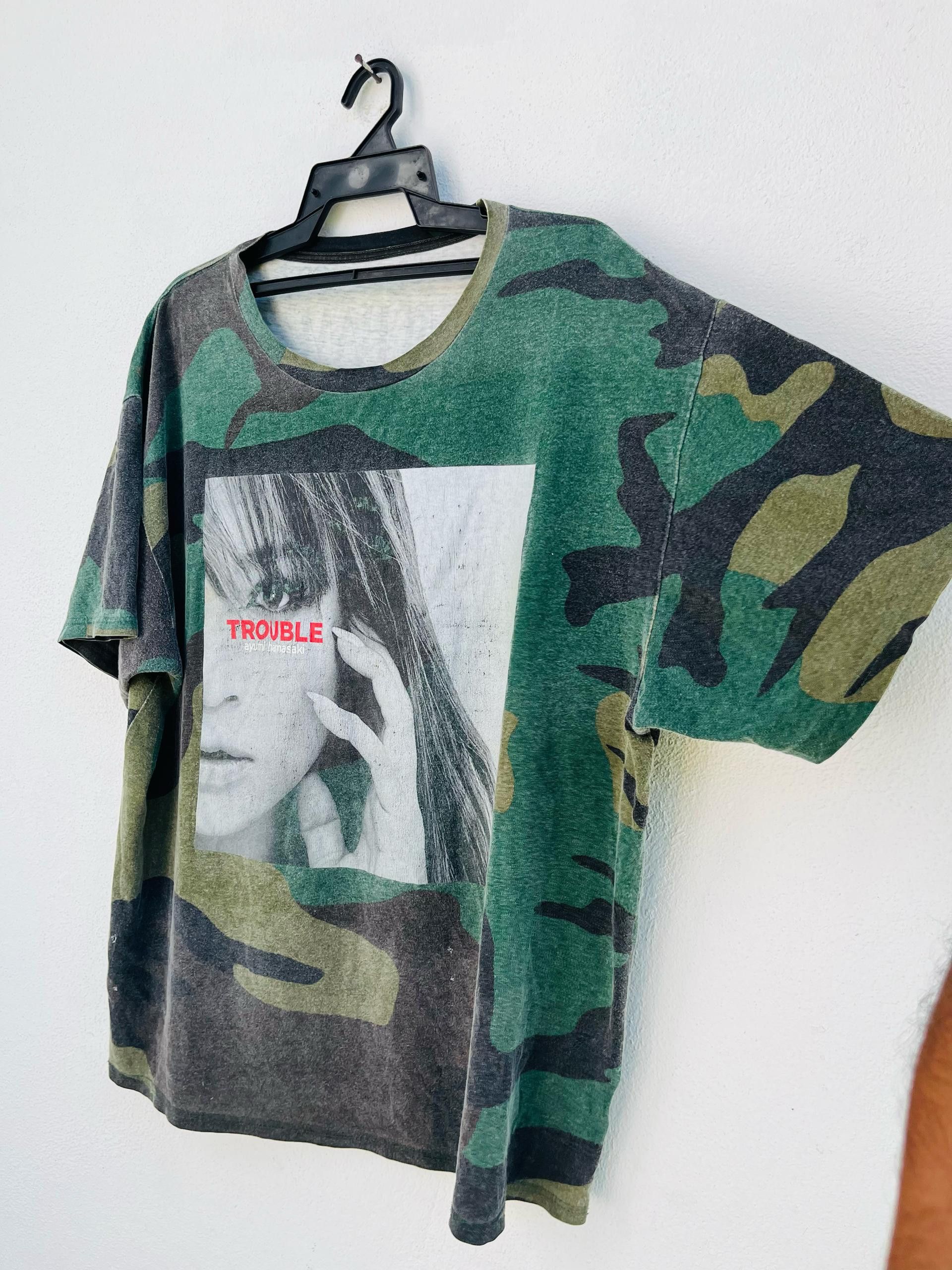 Band Tees × Vintage Vintage Ayumi Hamasaki Truoble Live Tour 2018 Shirt Size US XL / EU 56 / 4 - 5 Thumbnail