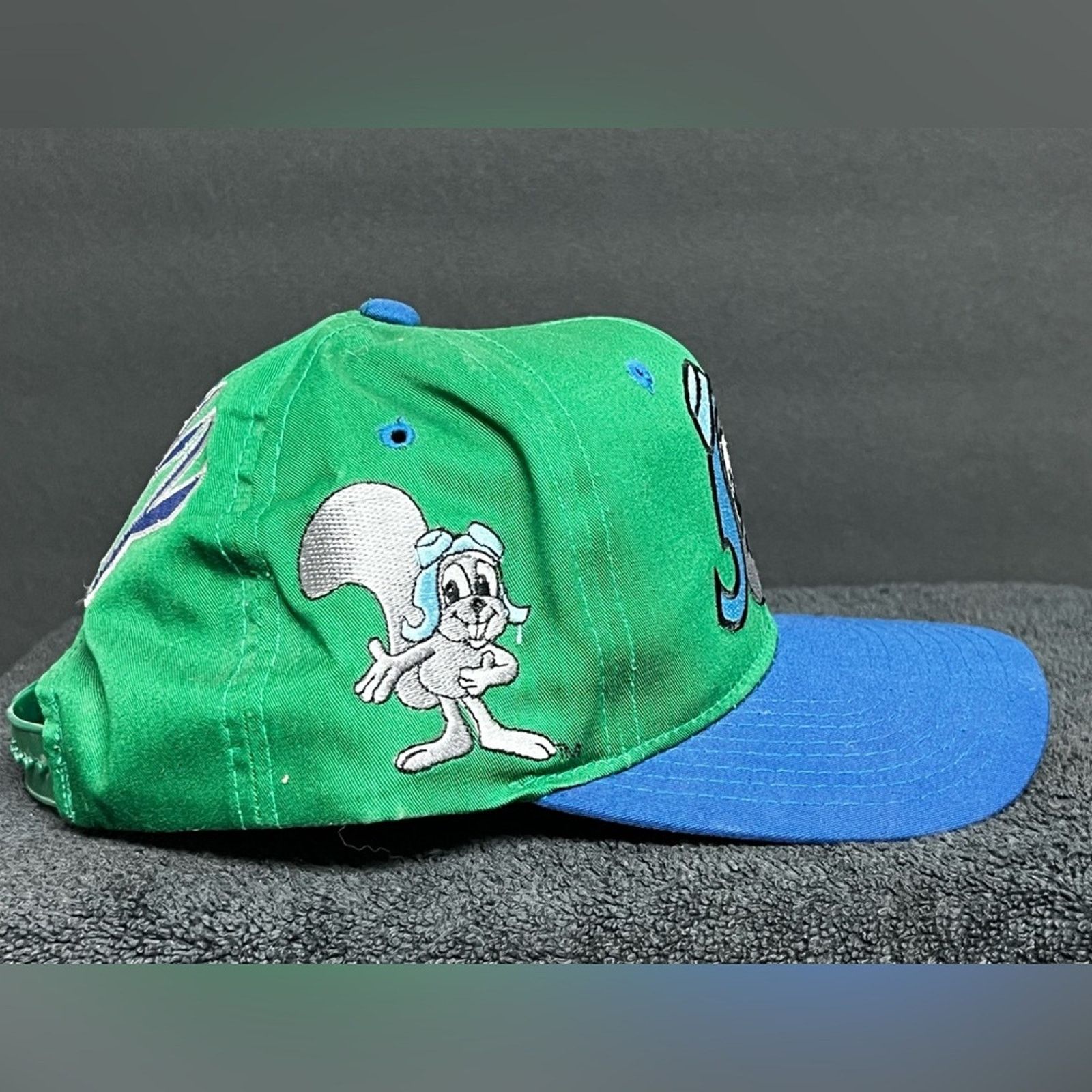 American Needle Vtg Rocky Bulwinkle Blockhead Snapback 90s Rare Toon Cartoon Size ONE SIZE - 3 Thumbnail