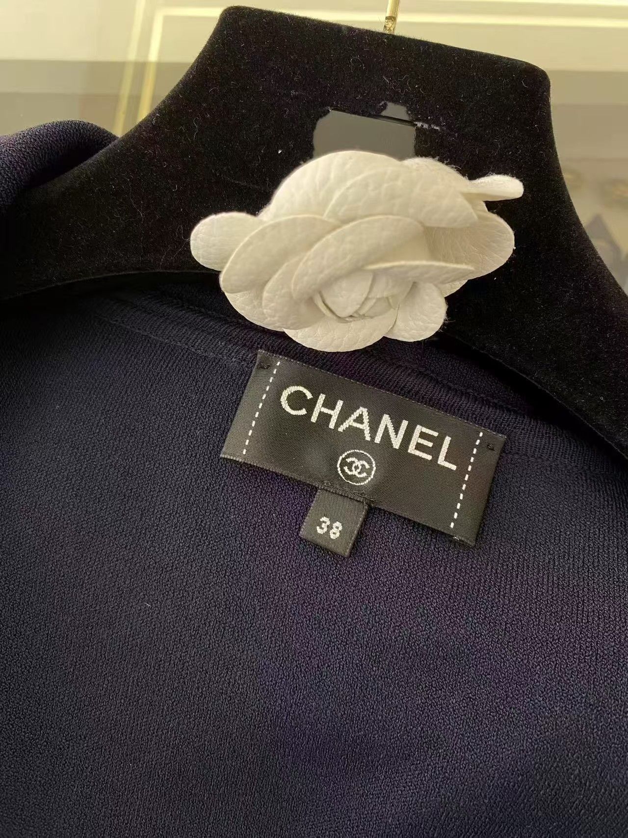 Chanel Chanel Blue Double C Logo Zip-Up Jacket -yw Size XS / US 0-2 / IT 36-38 - 8 Thumbnail