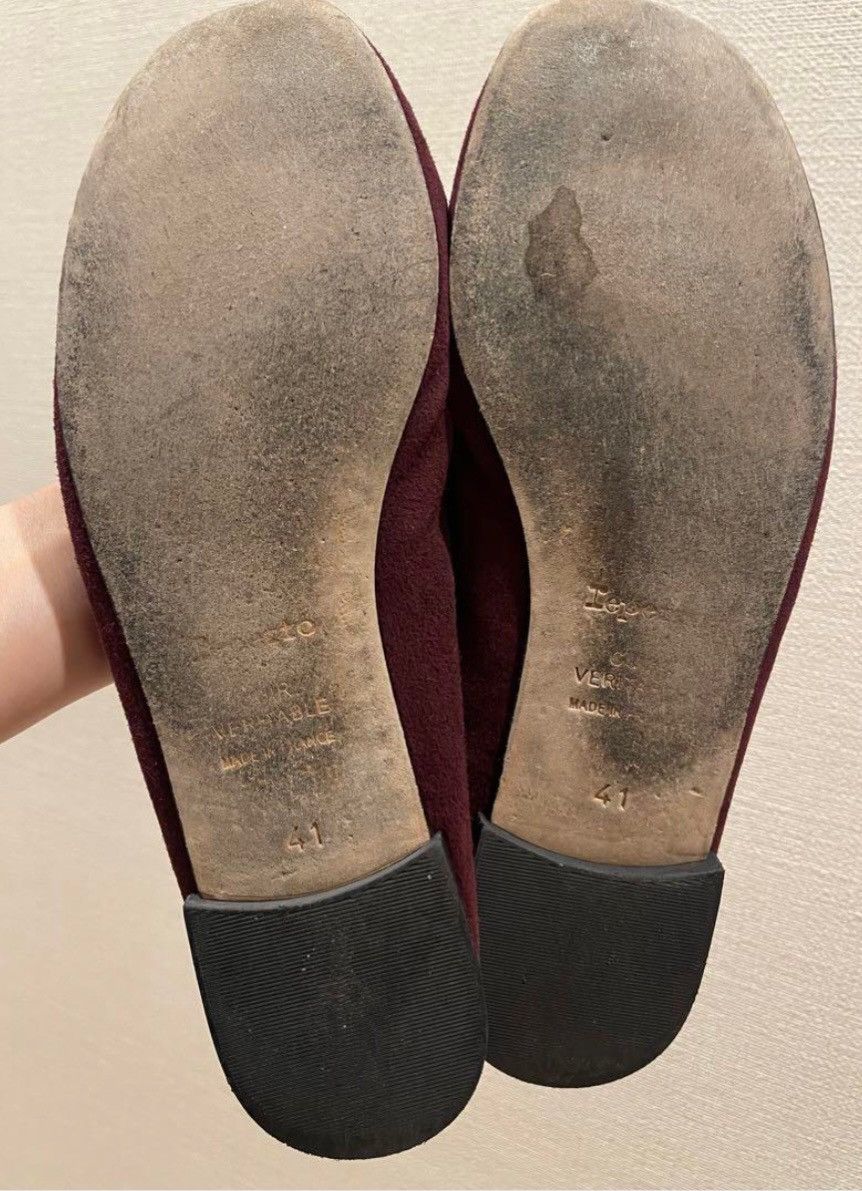 Repetto Repetto Cendrillon Burgundy Ballet Flats Size US 10 / IT 40 - 6 Thumbnail
