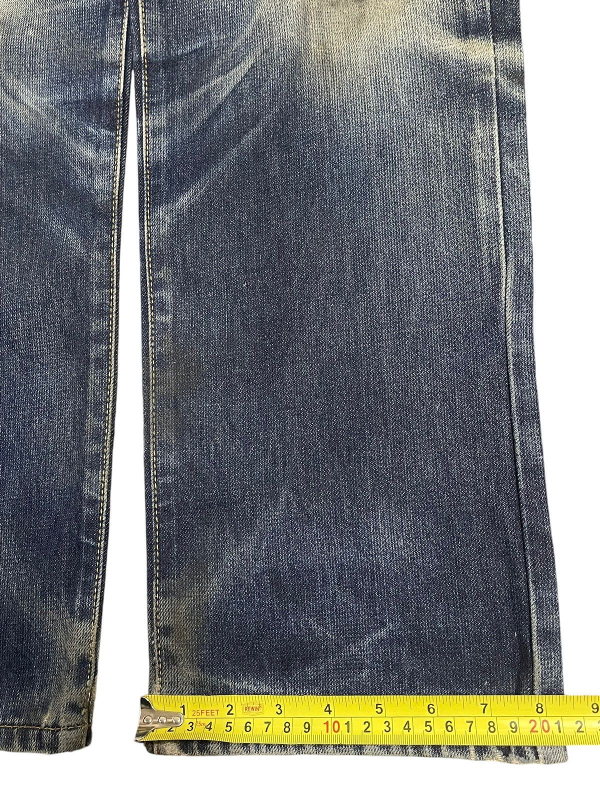 Edwin Vintage Edwin Mud Wash Distress Loose Style Jeans Size US 31 - 17 Thumbnail