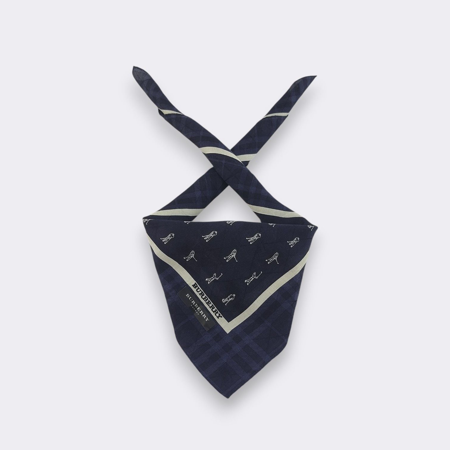 Burberry Vintage Burberry Handkerchief Neckerchief Bandana H328M Size ONE SIZE - 1 Thumbnail