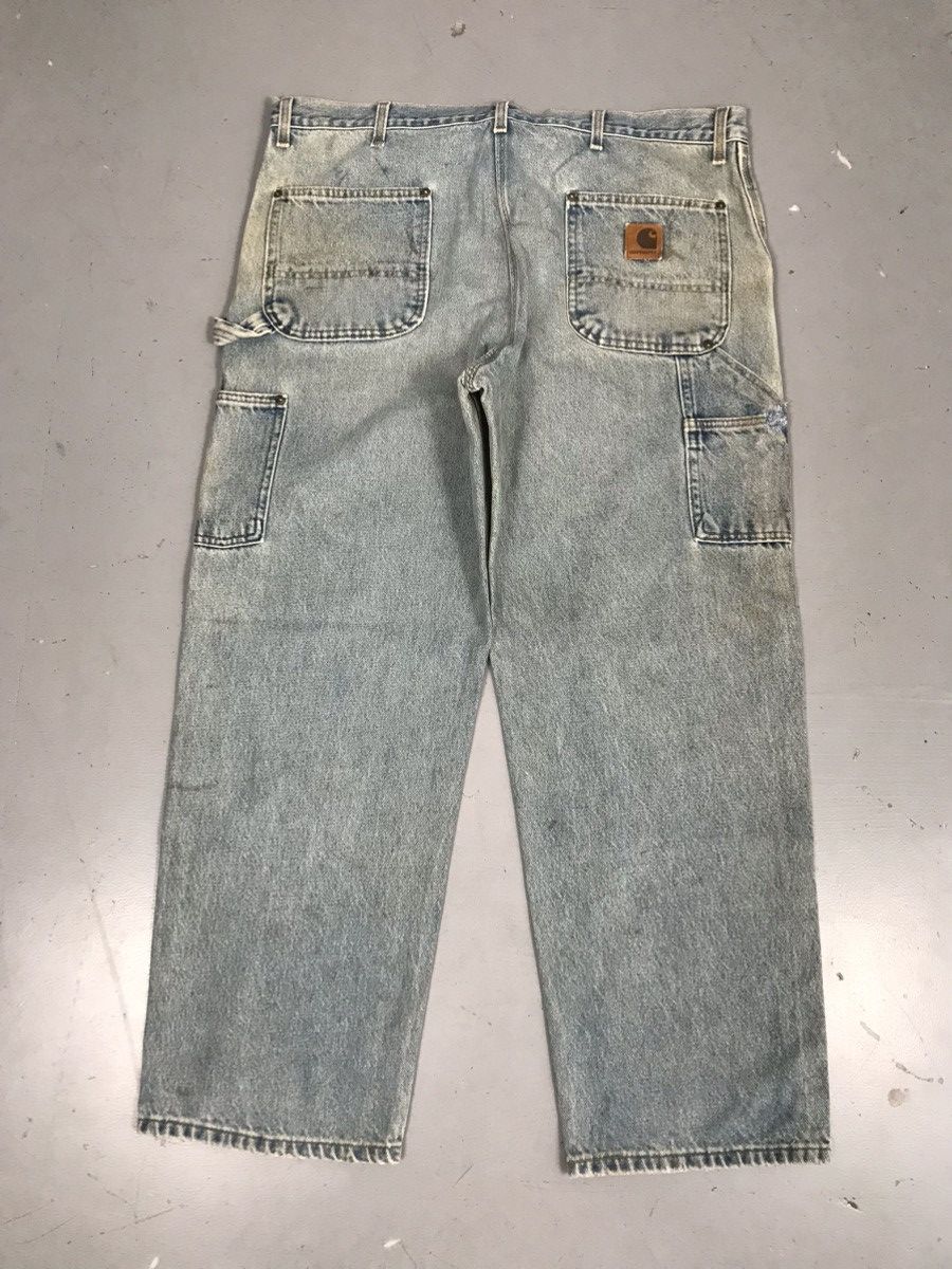 Carhartt × Vintage Vintage Carhartt Double Knee B73 DST Denim Size US 42 / EU 58 - 2 Thumbnail
