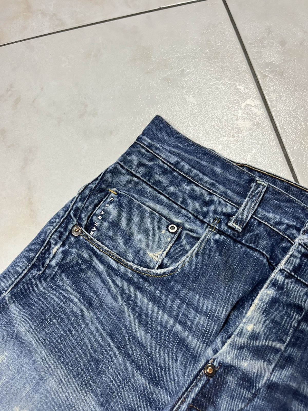 G-Star × If Six Was Nine × Le Grande Bleu (L.G.B.) Vintage G-Star Raw distressed y2k denim jeans rotor straight Size US 31 - 11 Thumbnail