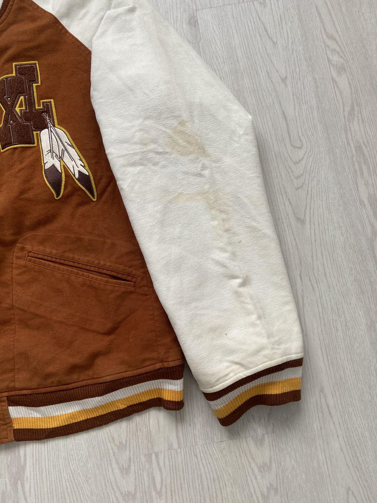 Xlarge Vintage 2000’s Xlarge Louis Vuitton Parody Moleskin Varsity Size US L / EU 52-54 / 3 - 3 Thumbnail