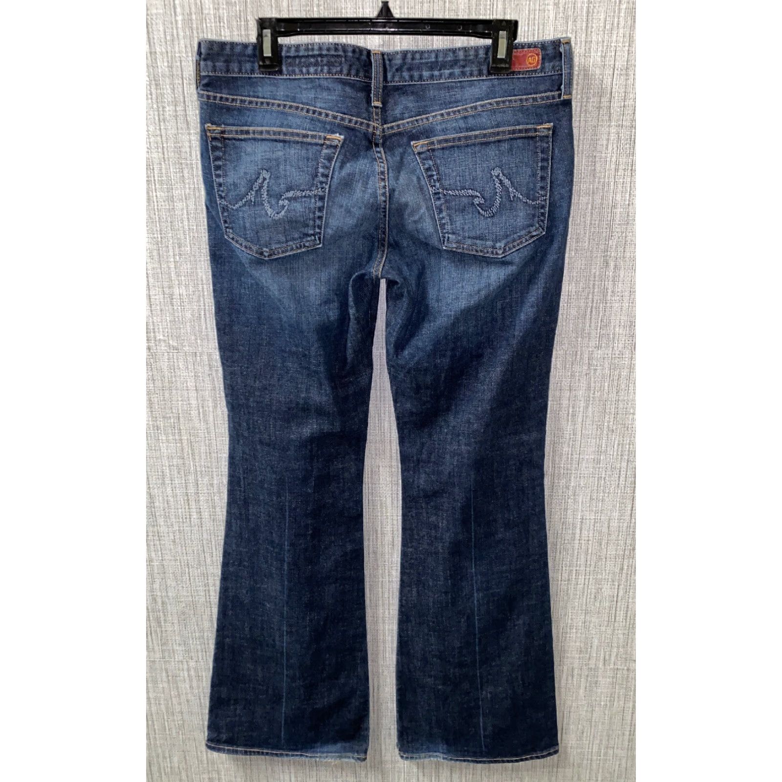 Denime AG Adriano Goldschmied THE CLUB Denim Jeans 35R Women Blue 33 Inseam Flair Size 24" / US 00 / IT 34 - 2 Thumbnail