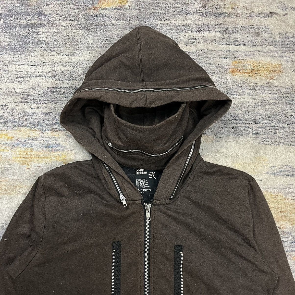 If Six Was Nine × Le Grande Bleu (L.G.B.) × PPFM Rare PPFM seditionaries multi zipper skeleton zip hoodie Size US M / EU 48-50 / 2 - 13 Thumbnail