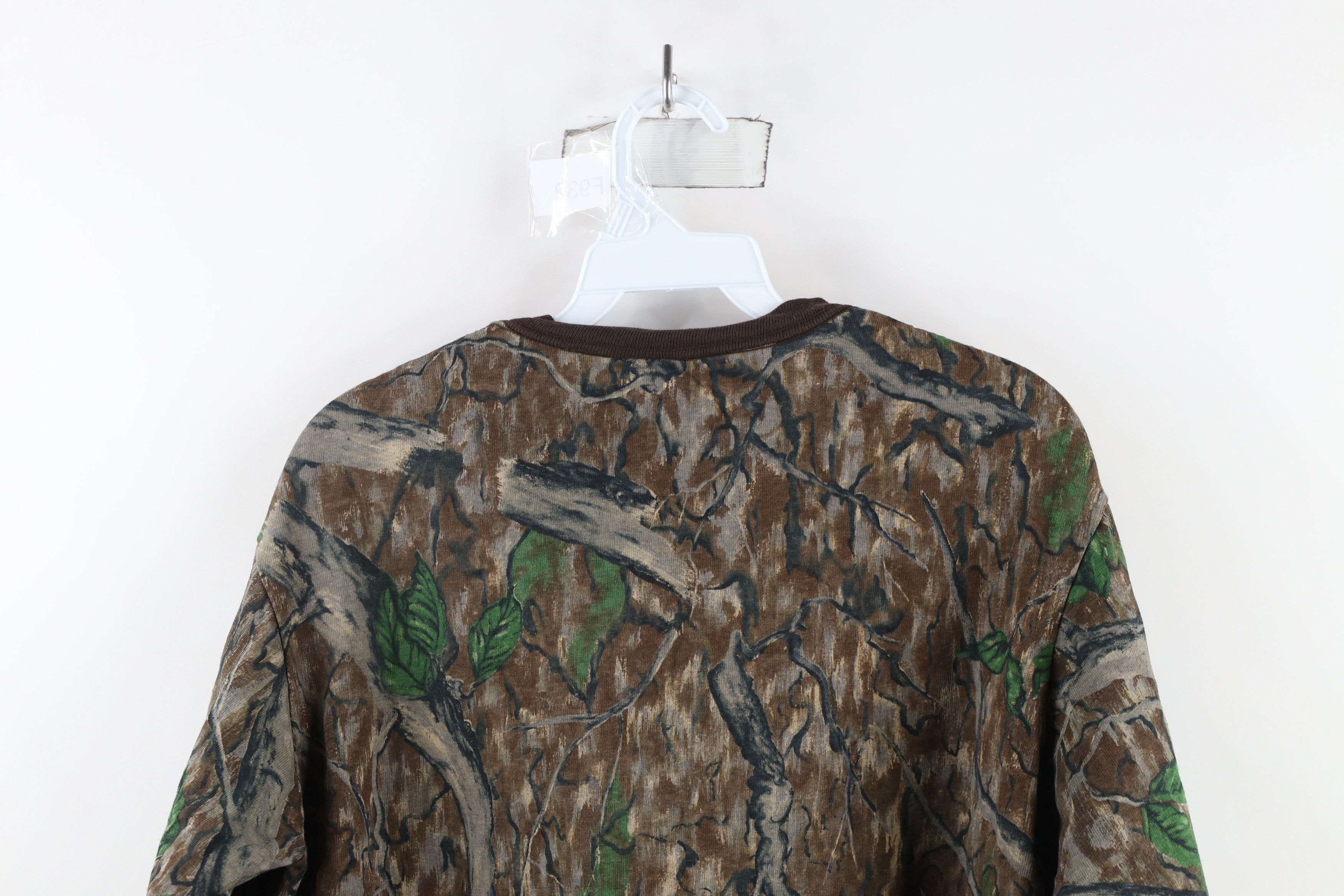 Vintage Vintage 90s Streetwear Long Sleeve Pocket T-Shirt Cotton USA Size US M / EU 48-50 / 2 - 8 Thumbnail