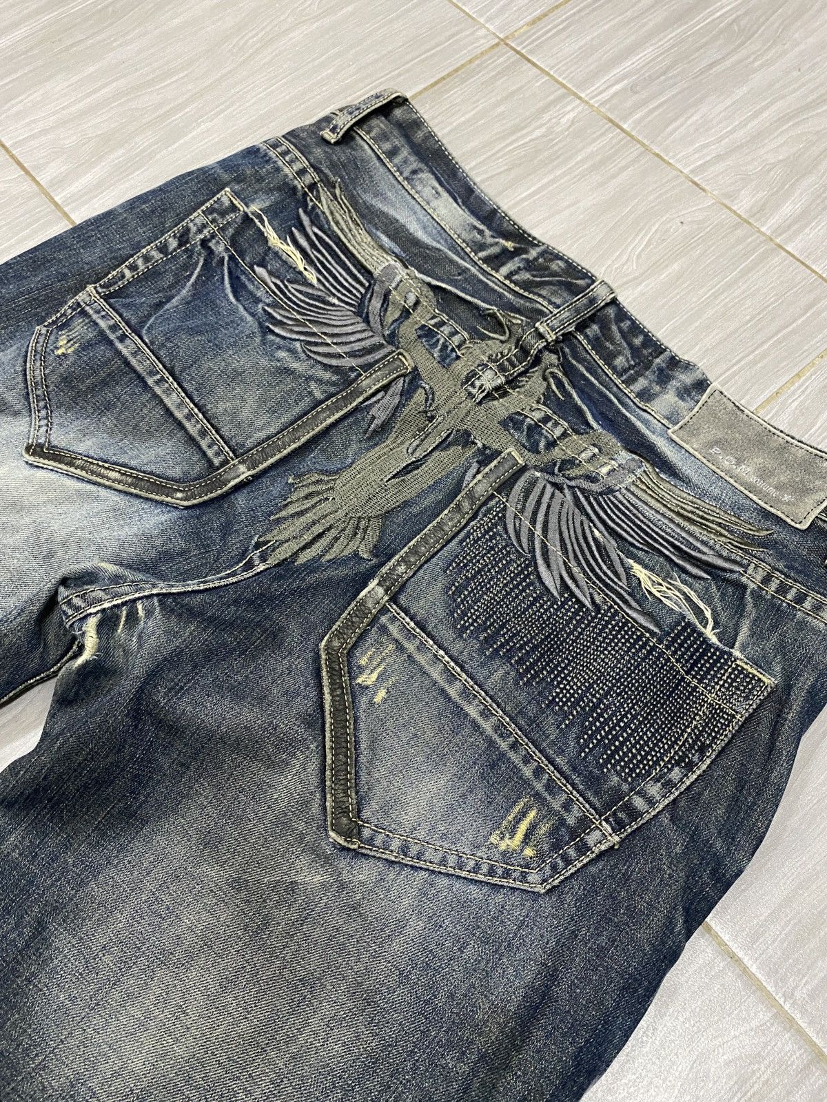 If Six Was Nine Vtg Pomelo Jeans Flared Size US 33 - 6 Thumbnail