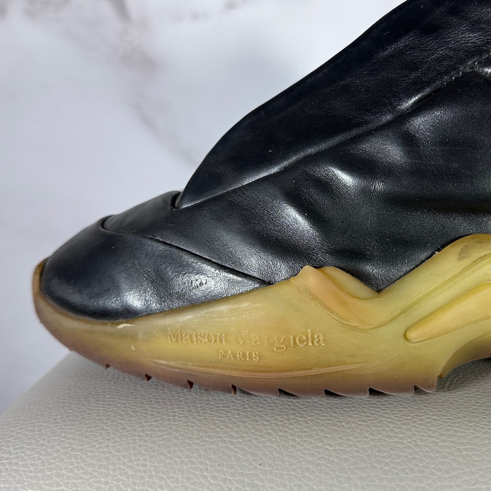 Maison Margiela New Future Low Black Leather Size US 8 / EU 41 - 3 Thumbnail