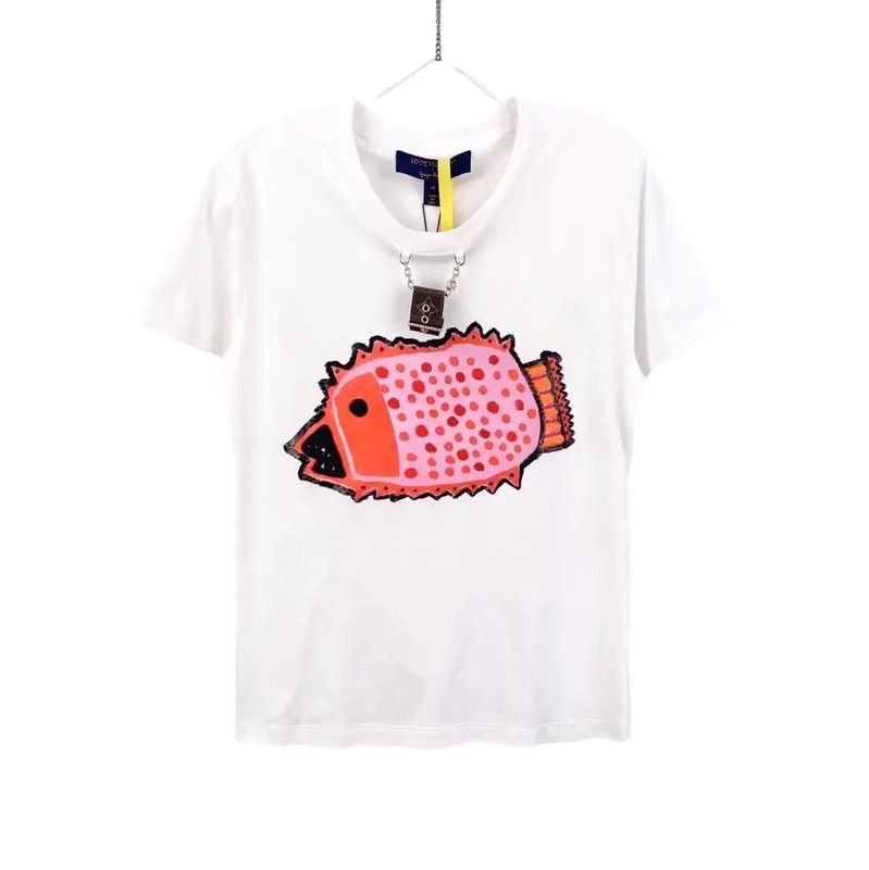 Louis Vuitton Louis Vuitton Colorful Cotton Women's T-Shirt 0089 Size M / US 6-8 / IT 42-44 - 1 Thumbnail