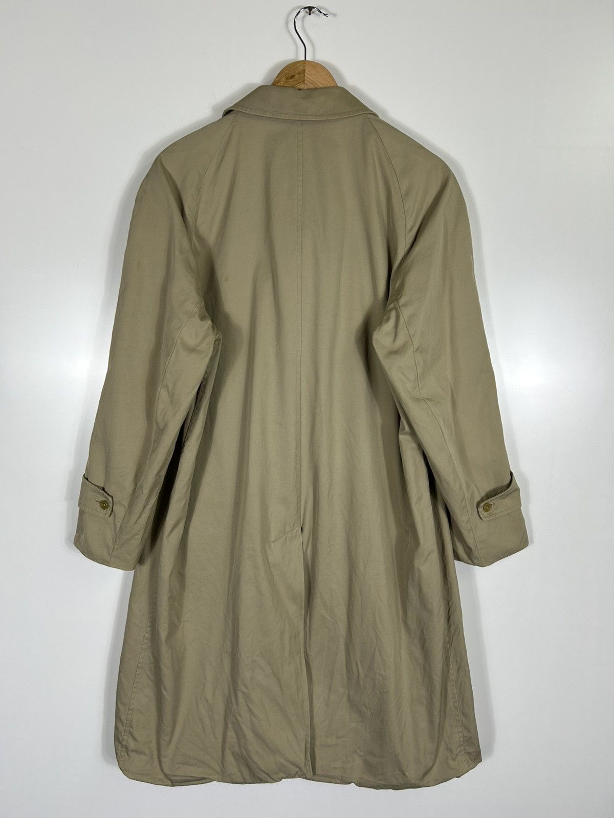 Aquascutum ⚡️Vintage Aquascutum Khakis Button Long Coat Jacket Size US M / EU 48-50 / 2 - 16 Thumbnail