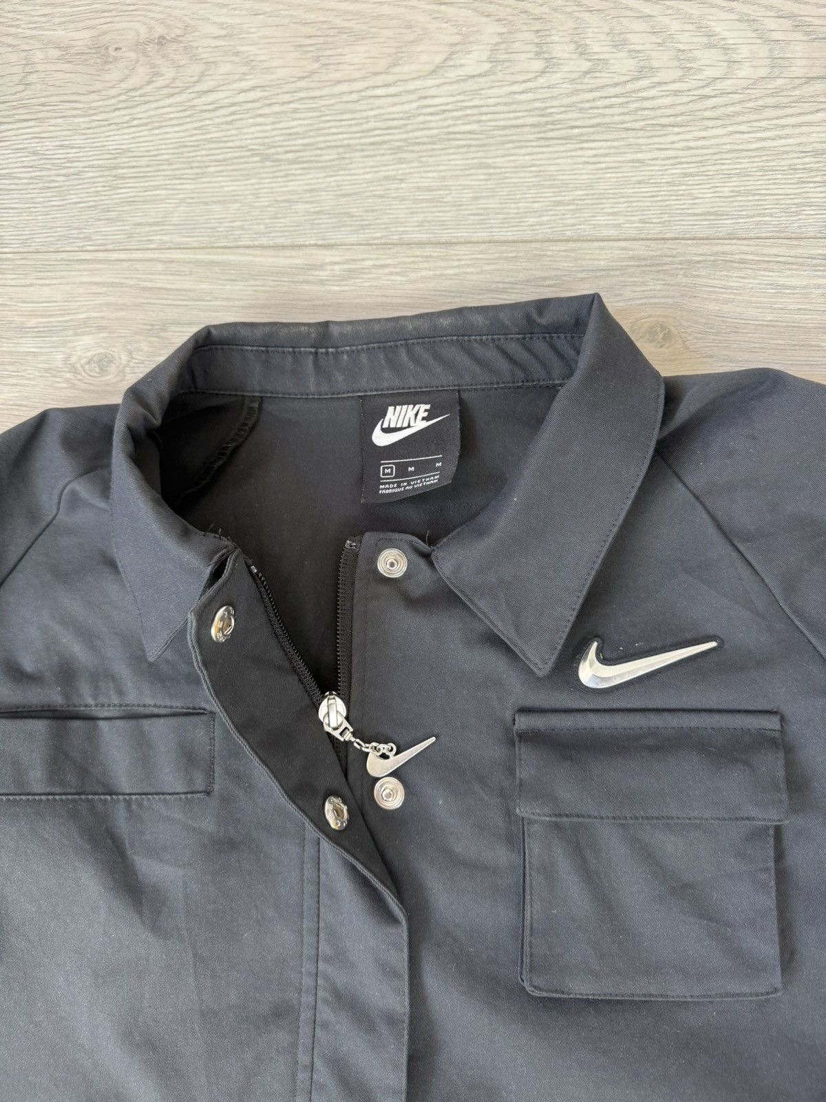 Nike Nike Sportswear Swoosh Woven Jacket CZ8898-010 Size M / US 6-8 / IT 42-44 - 5 Thumbnail