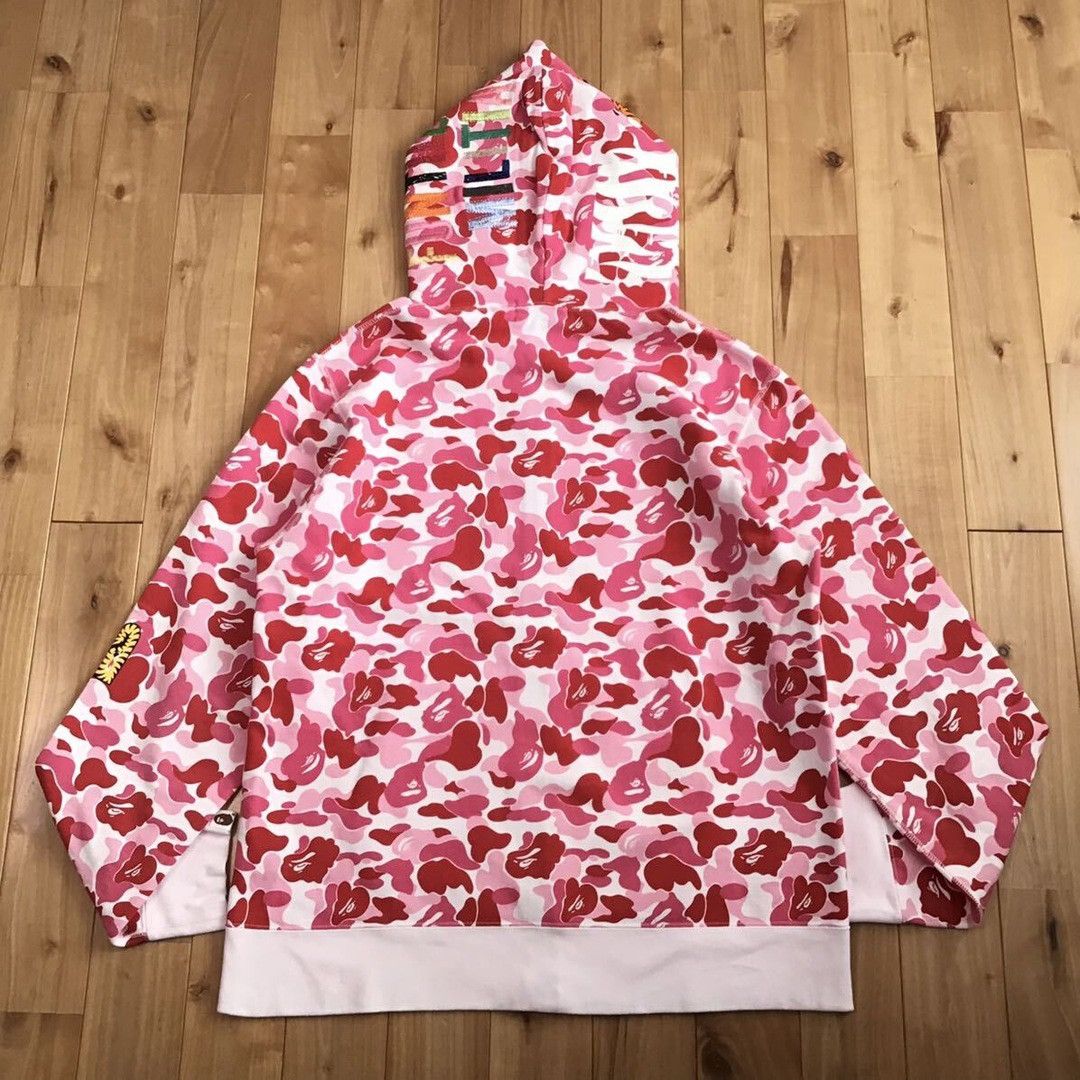 Bape ABC camo pink tiger full zip hoodie a bathing ape Size US XL / EU 56 / 4 - 2 Thumbnail