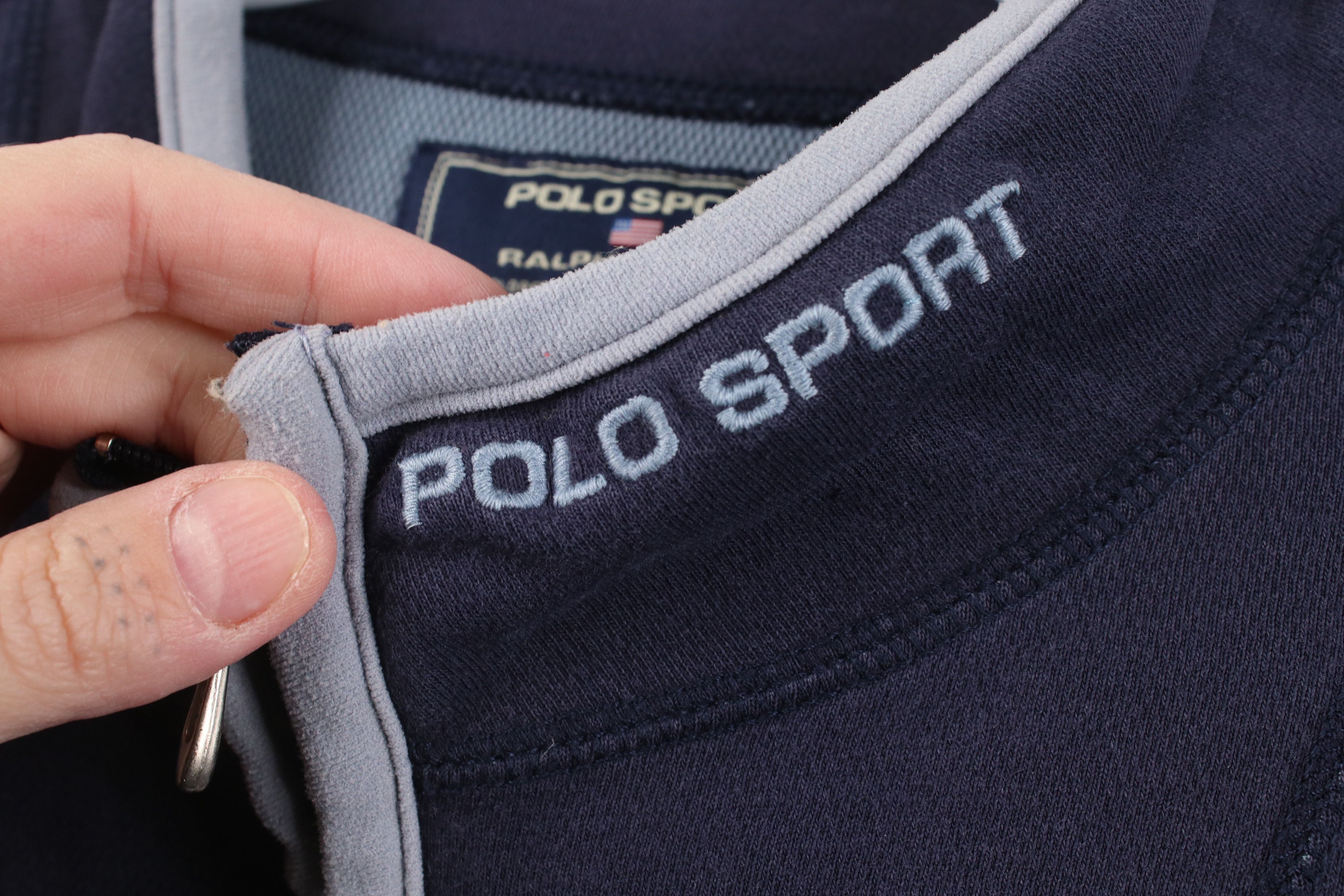 Polo Ralph Lauren Vintage 90s Polo Sport Ralph Lauren Knit 1/4 Zip Jacket Top Size US XL / EU 56 / 4 - 4 Thumbnail
